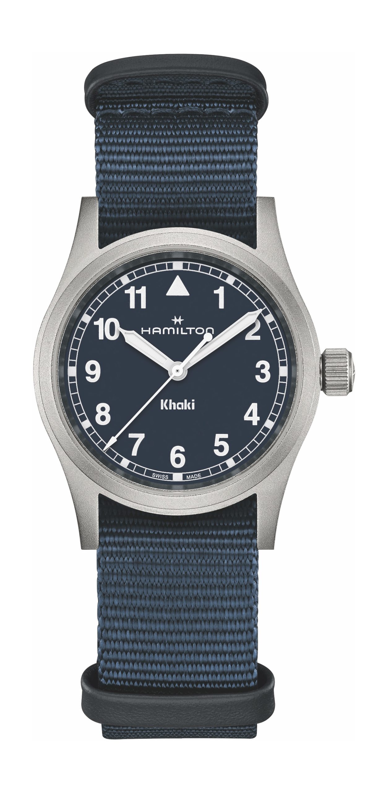 Hamilton Khaki Field Quartz 33 luxury timepiece - detailed view