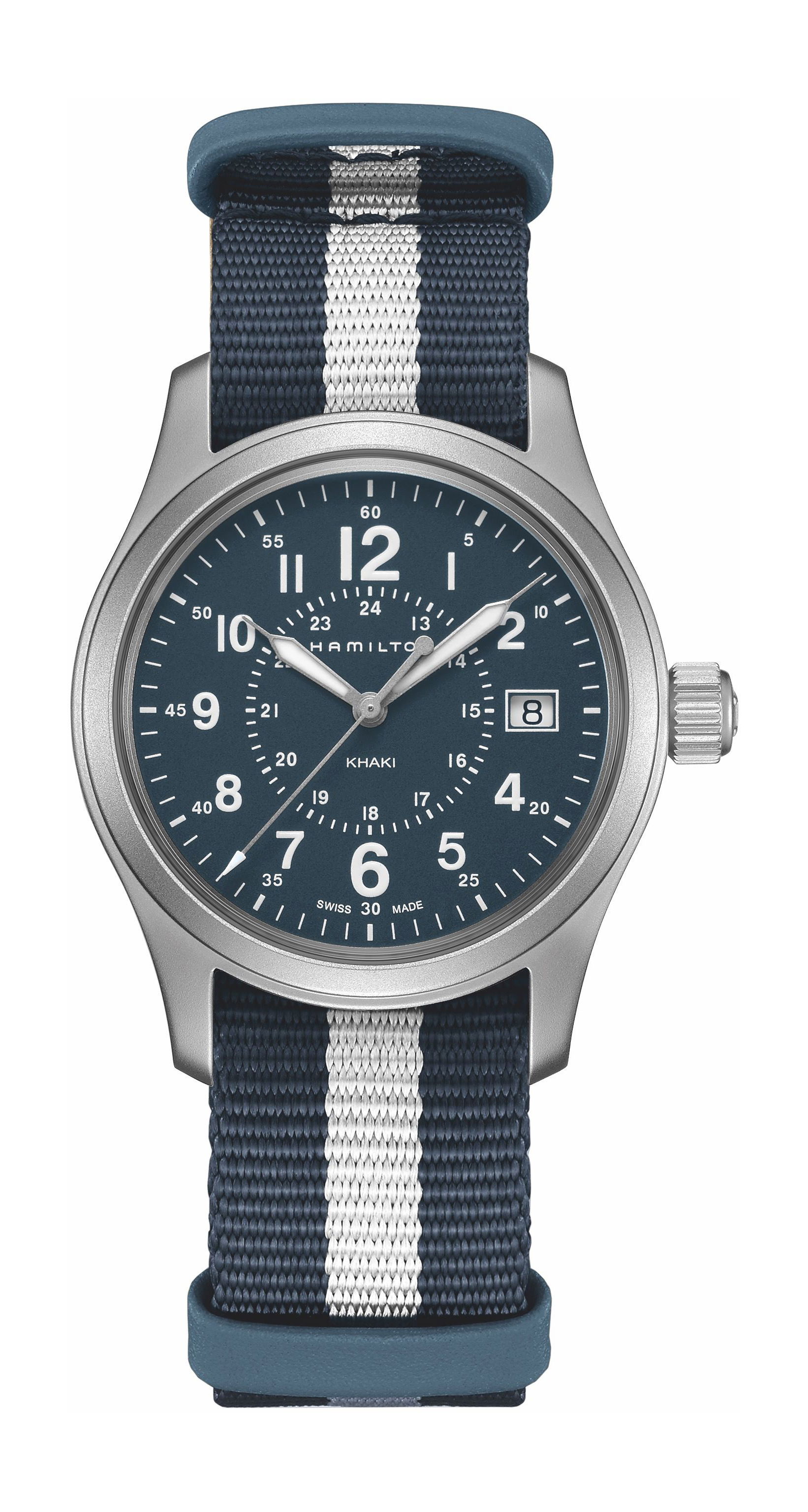 Hamilton Khaki Field Quartz 38mm luxury timepiece - detailed view