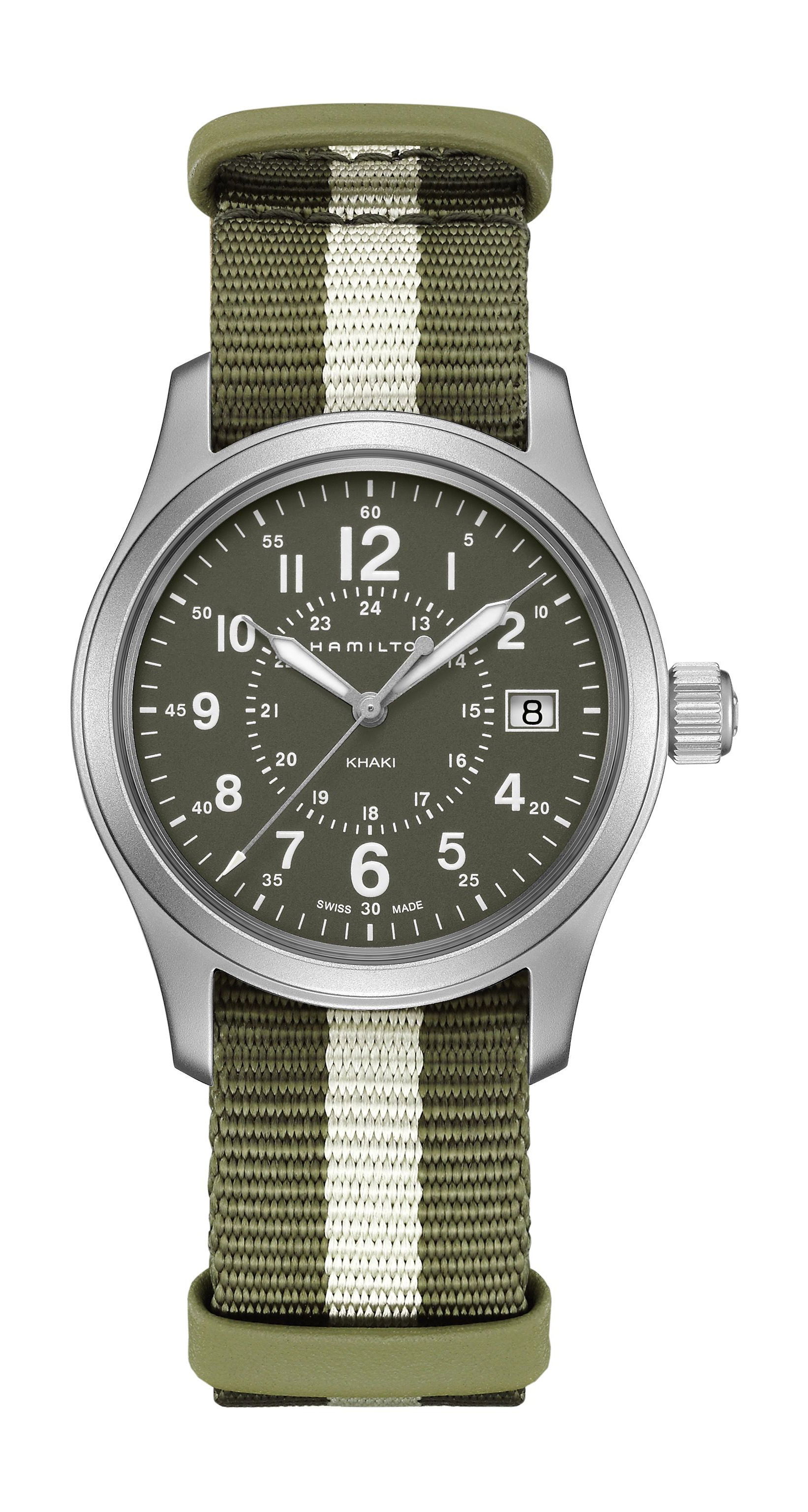 Hamilton Khaki Field Quartz 38mm luxury timepiece - detailed view