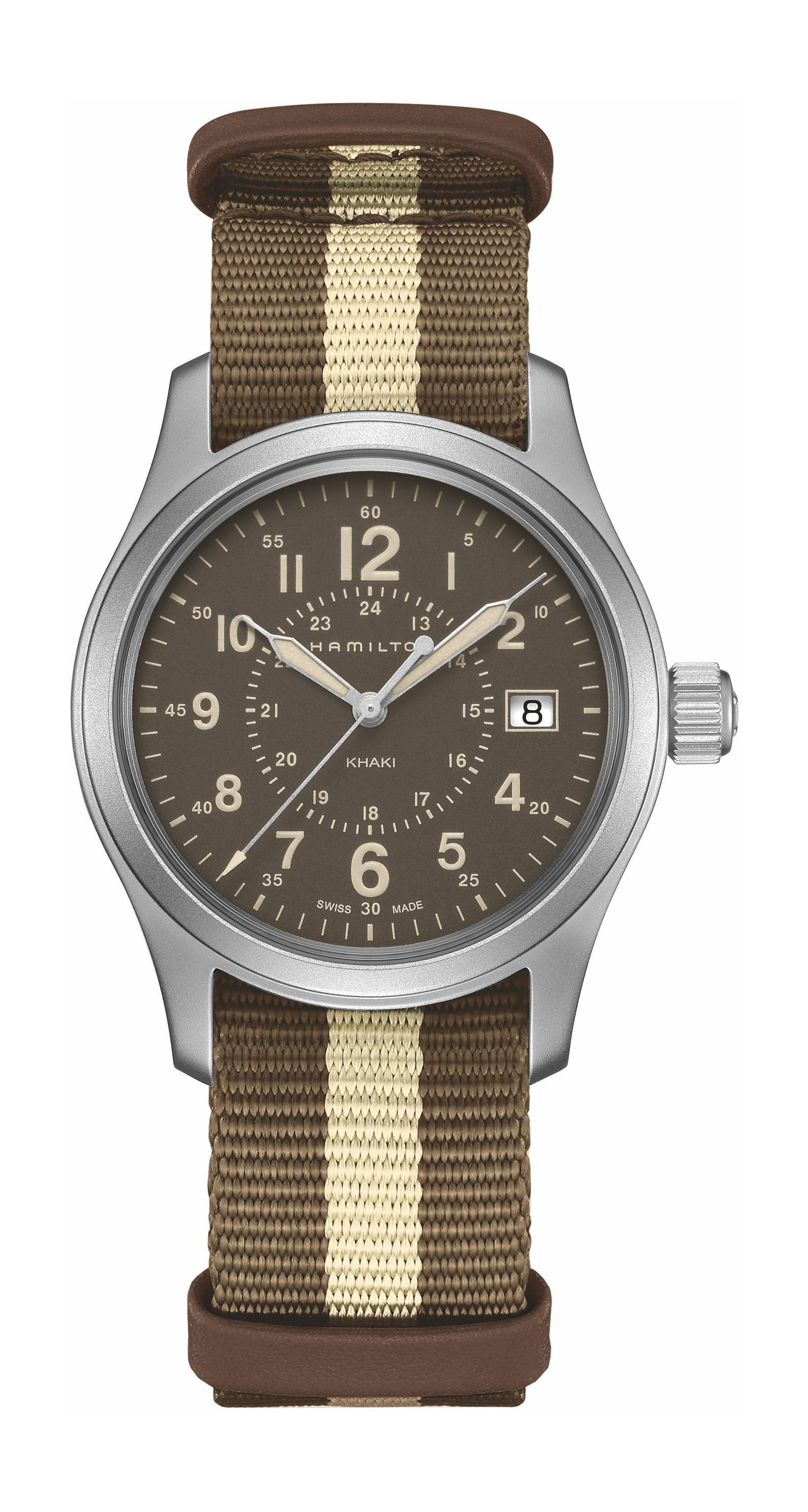 Hamilton Khaki Field Quartz 38mm luxury timepiece - detailed view