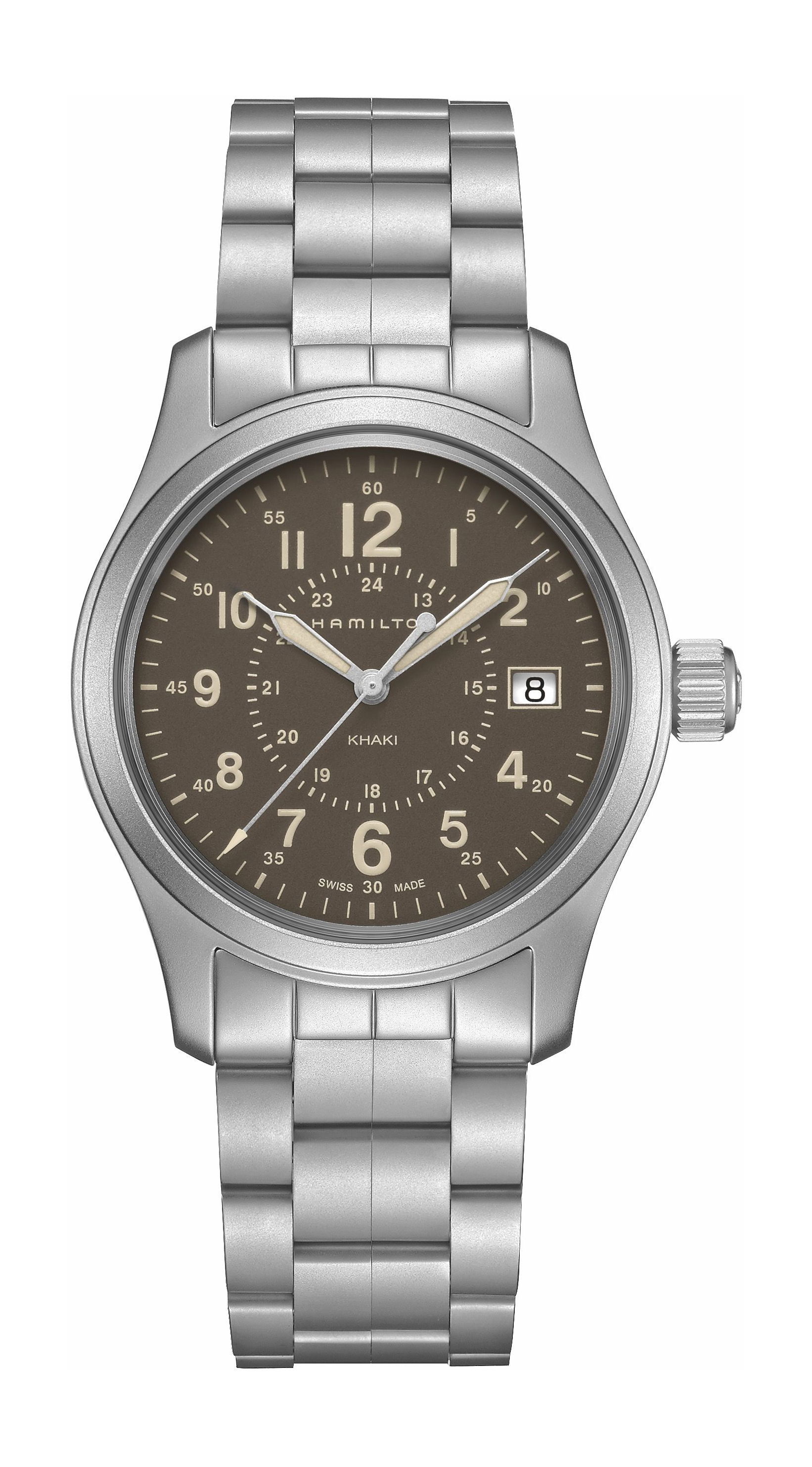 Hamilton Khaki Field Quartz 38mm luxury timepiece - detailed view