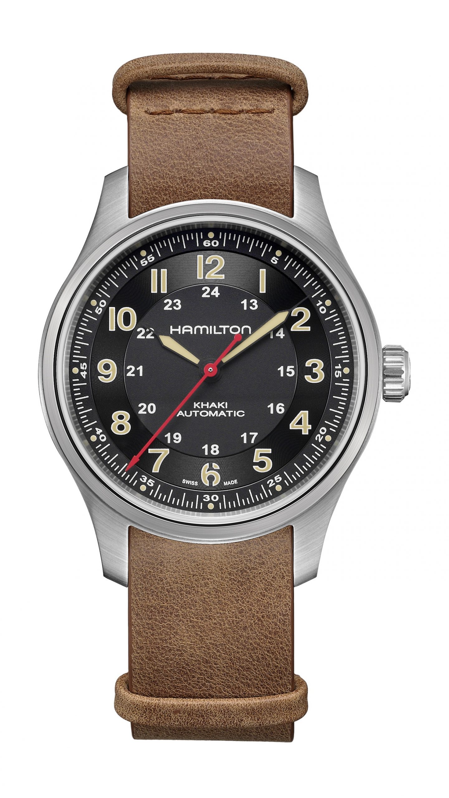 Hamilton Khaki Field Titanium Automatic Far Cry® luxury timepiece - detailed view