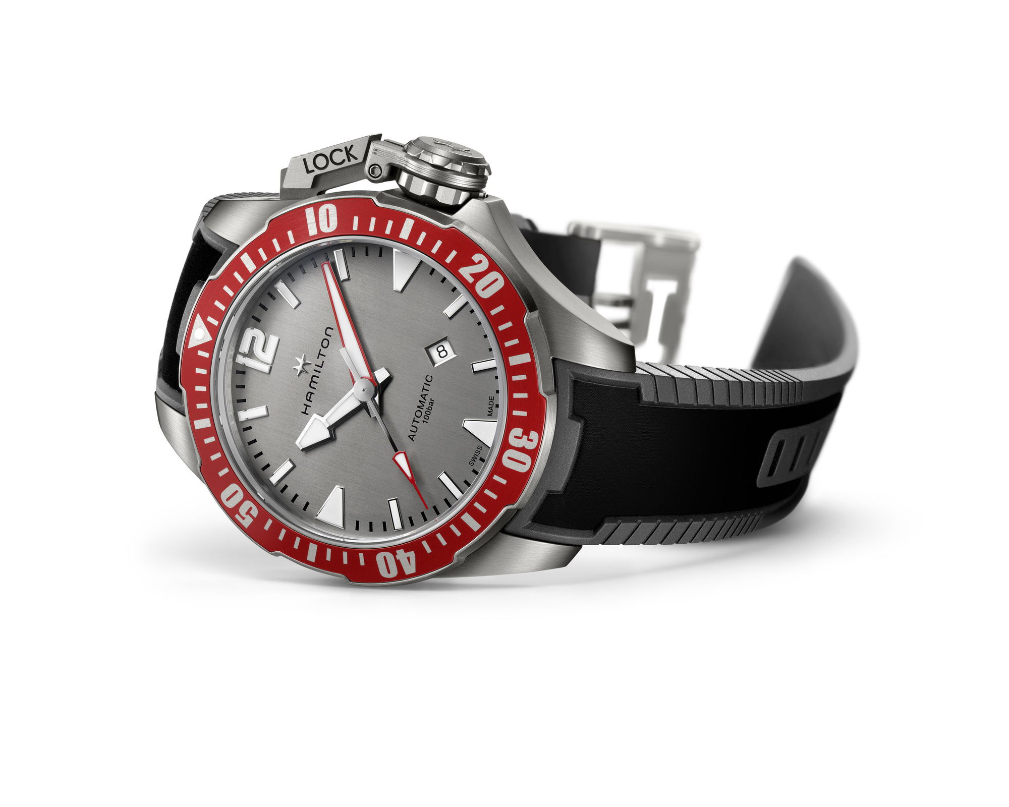 Hamilton Khaki Navy Frogman Titanium Auto - View 2