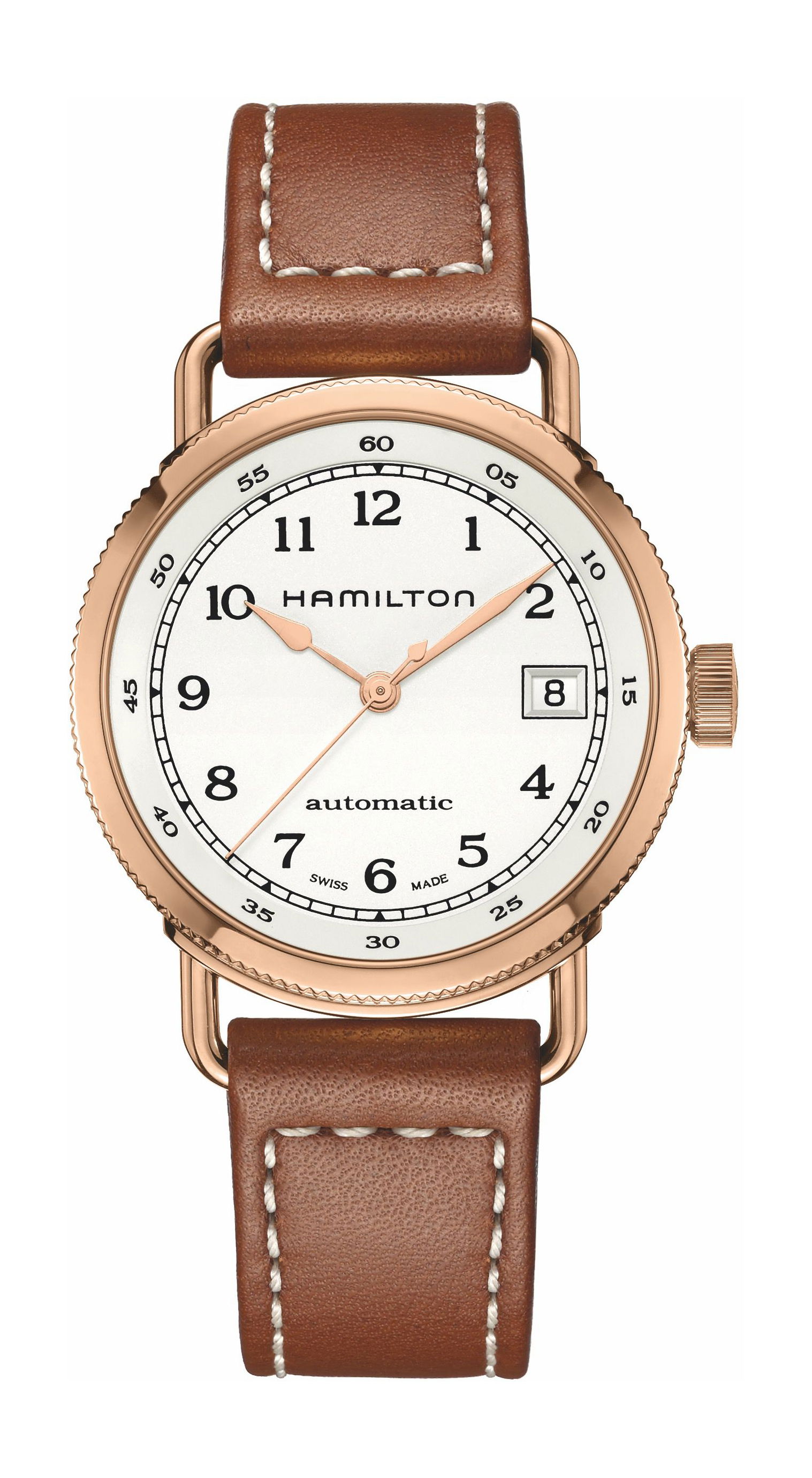 Hamilton Khaki Navy Pioneer Auto luxury timepiece - detailed view