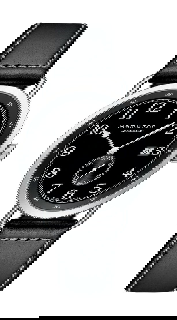 Hamilton Khaki Navy Pioneer Small Second Auto luxury timepiece - detailed view
