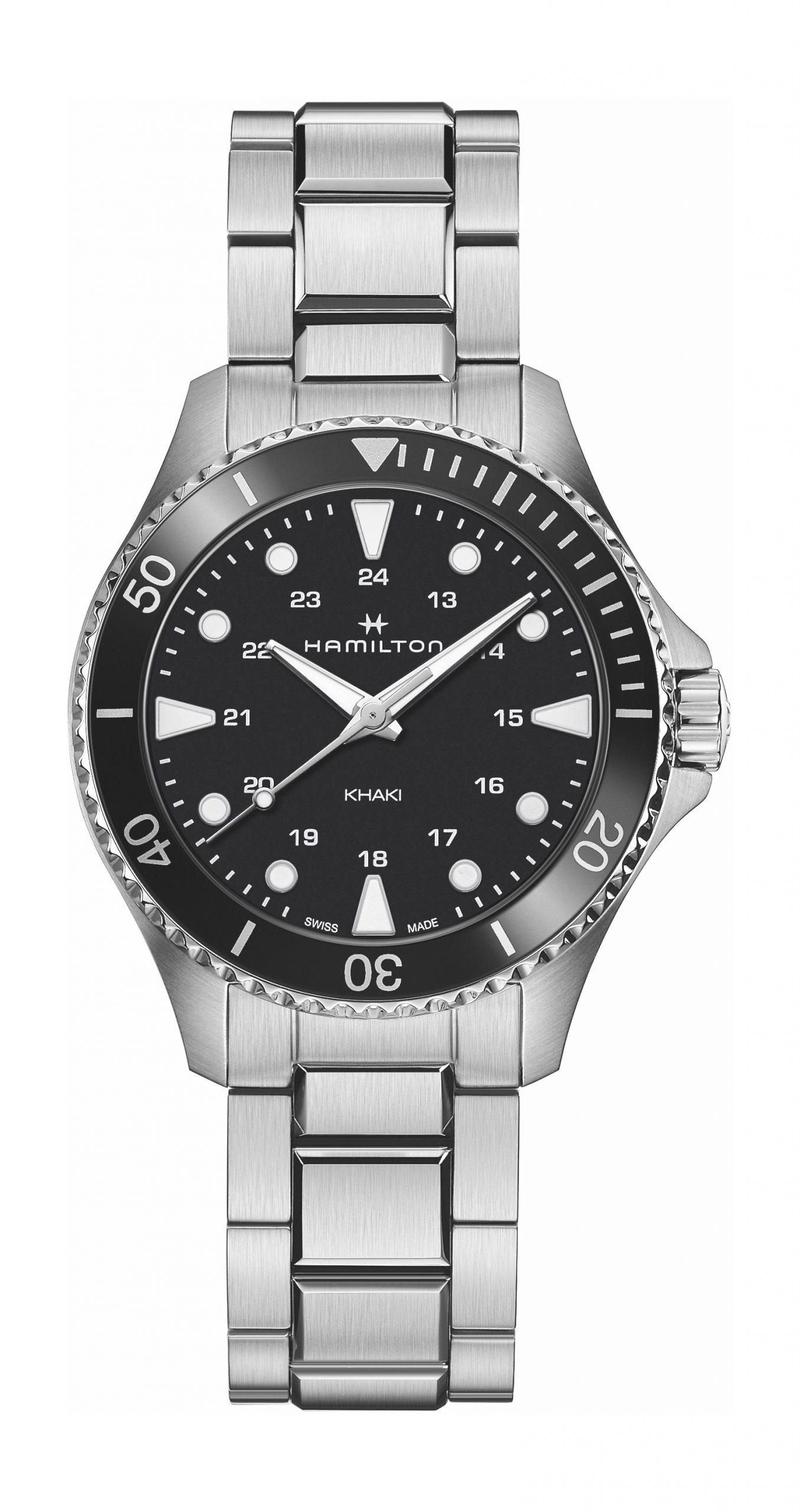 Hamilton Khaki Navy Scuba Quartz luxury timepiece - detailed view