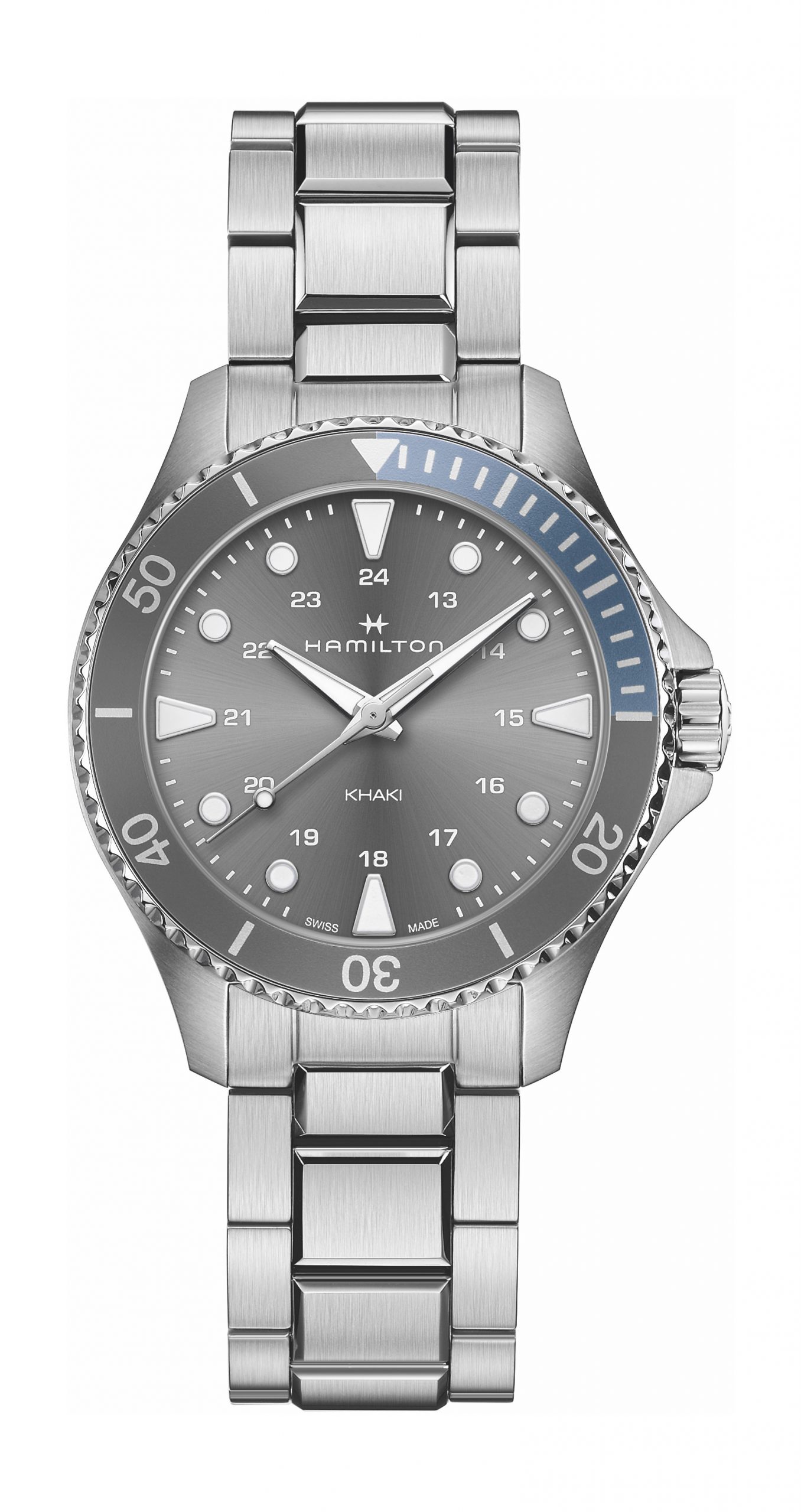 Hamilton Khaki Navy Scuba Quartz luxury timepiece - detailed view