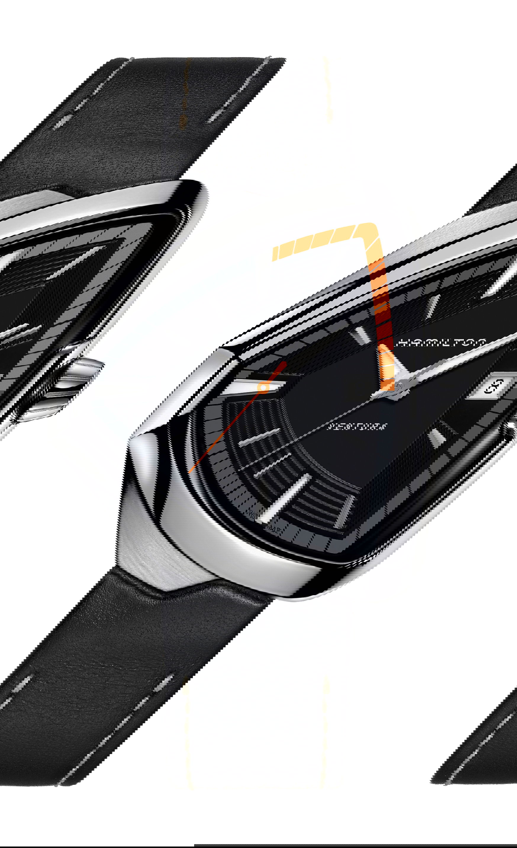 Hamilton Ventura Elvis80 Quartz luxury timepiece - detailed view