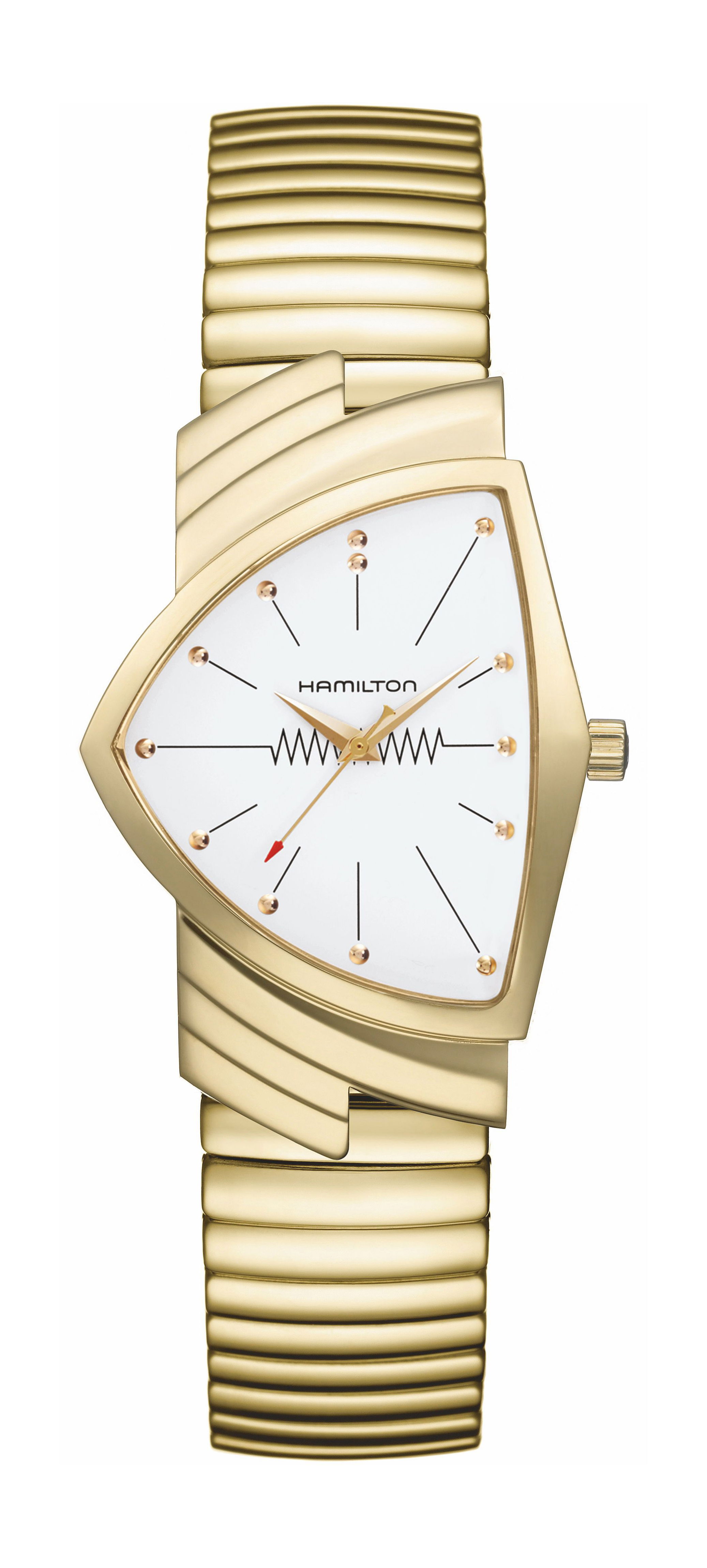 Hamilton Ventura Quartz M luxury timepiece - detailed view