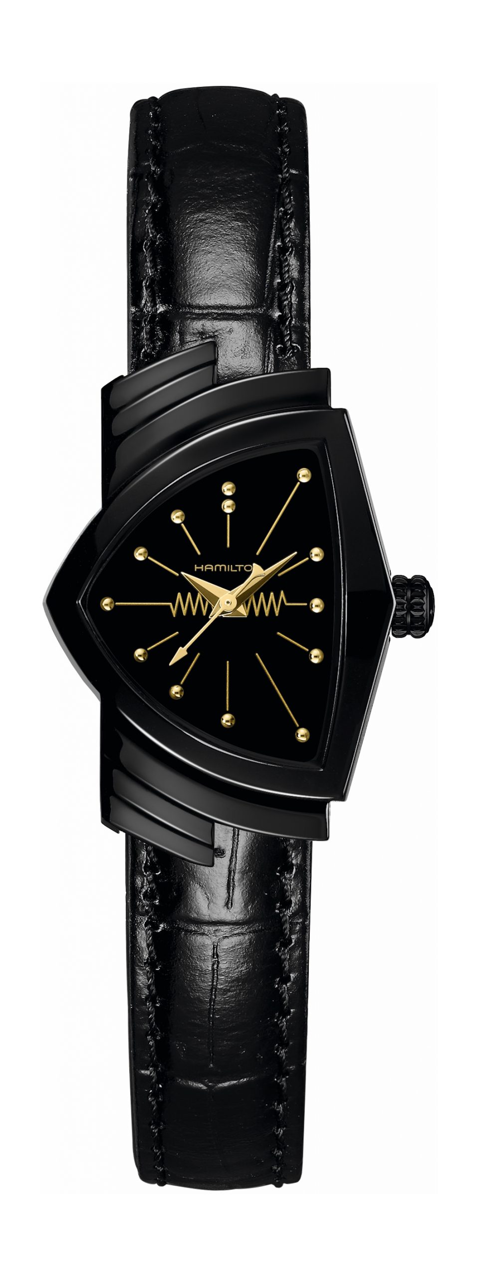 Hamilton Ventura S Quartz luxury timepiece - detailed view