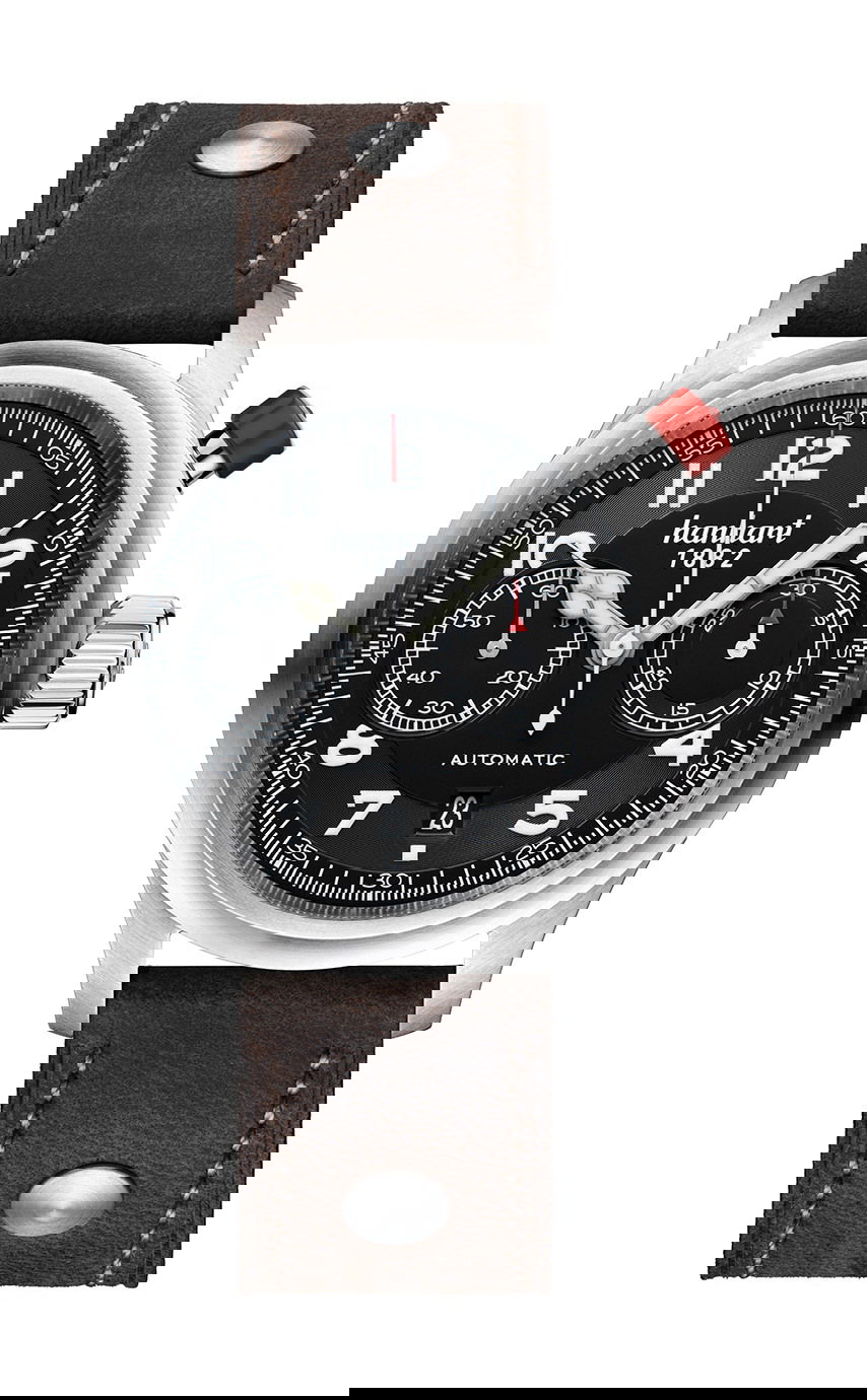 Hanhart PIONEER MonoControl Black, Flat Bezel watch