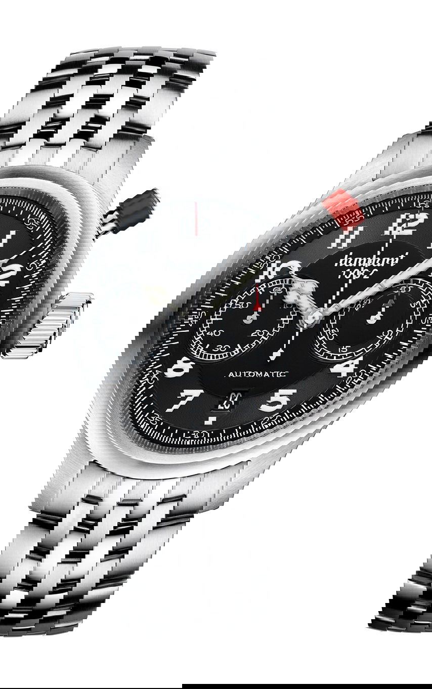 Hanhart PIONEER MonoControl Black, Flat Bezel watch