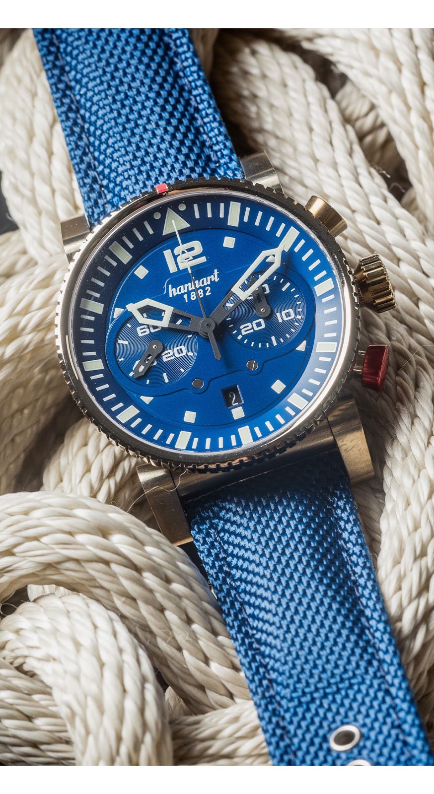 Hanhart PRIMUS Nautic Pilot Bronze - View 2