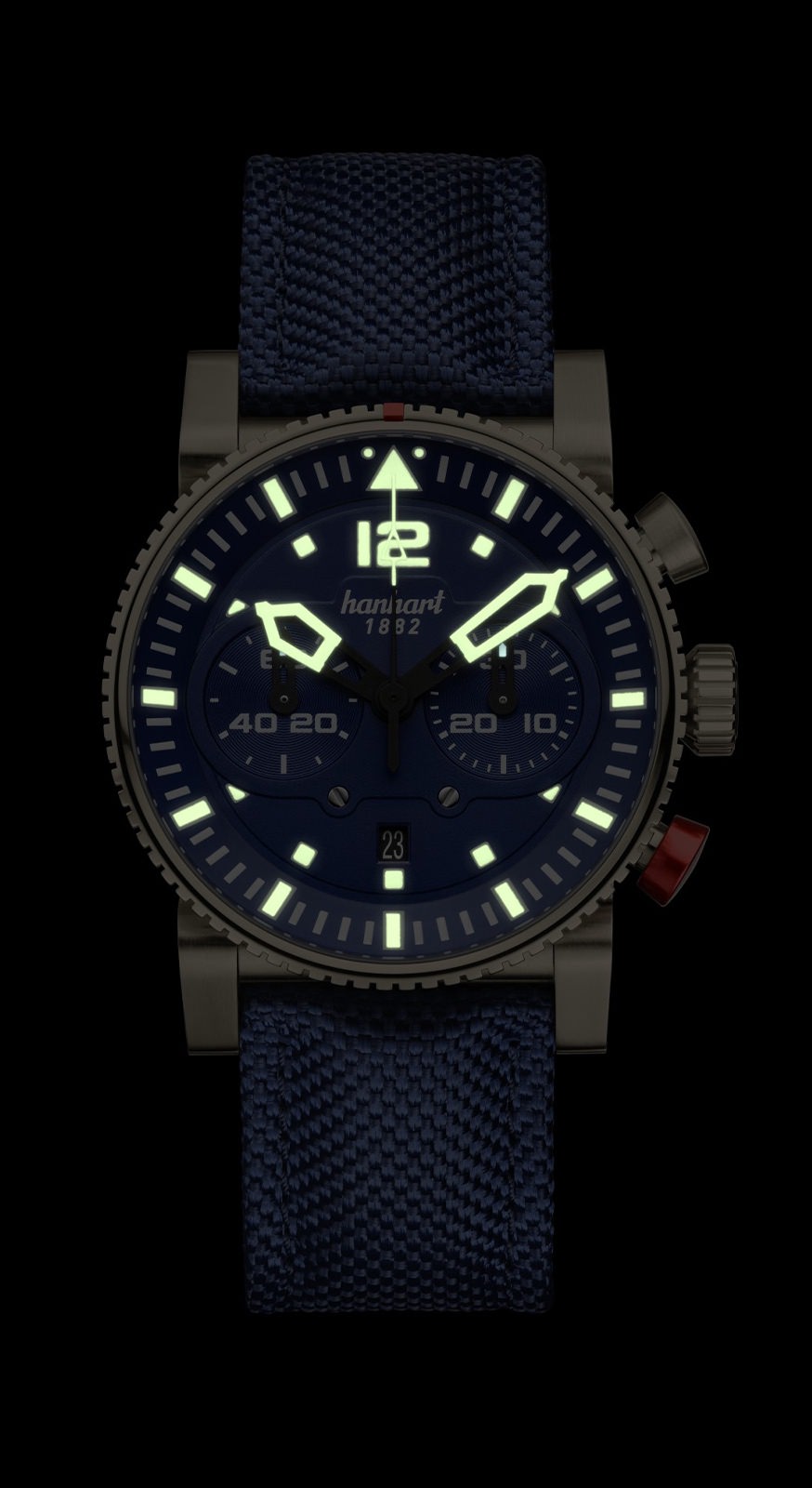 Hanhart PRIMUS Nautic Pilot Bronze - View 3