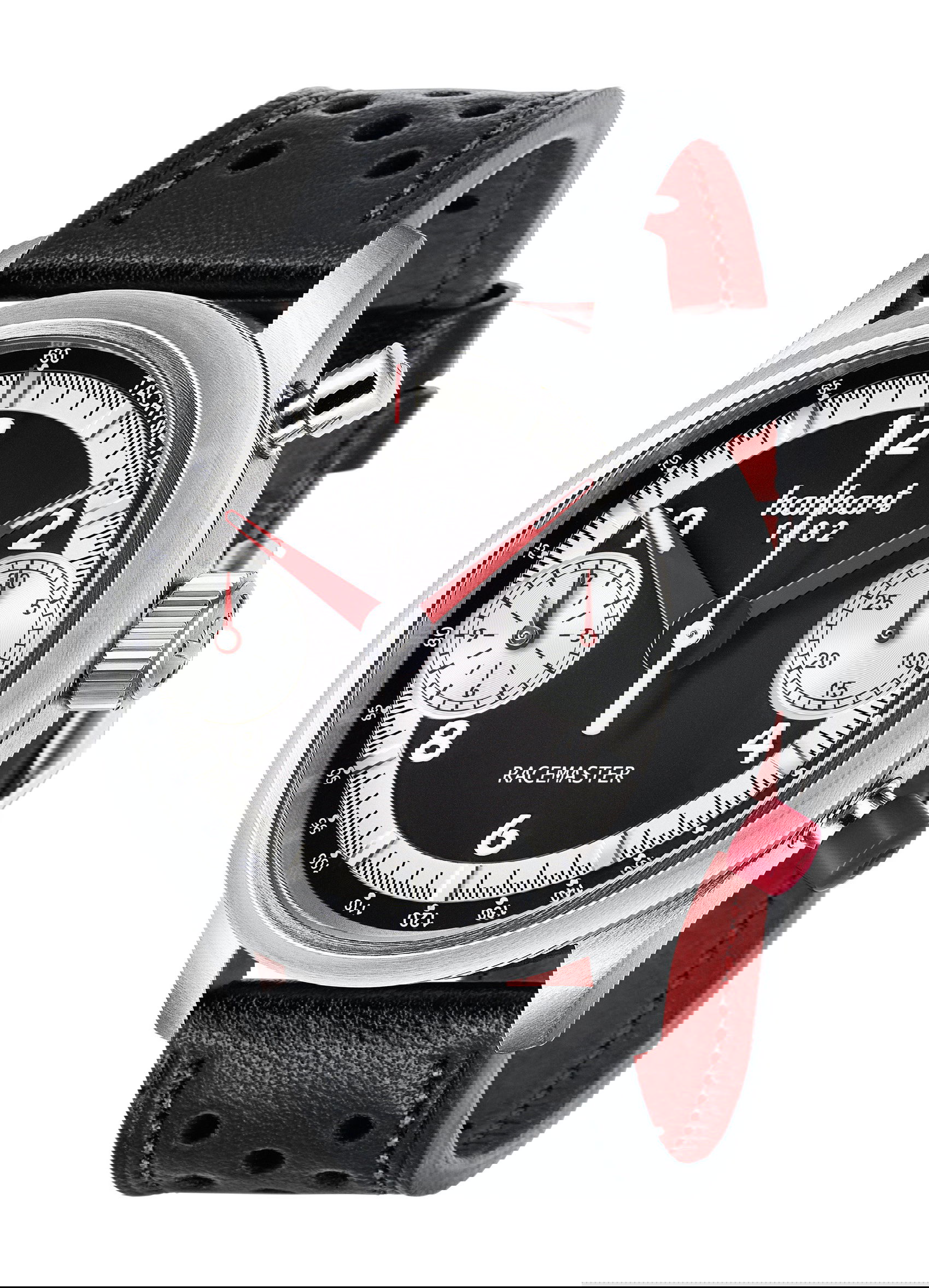 Hanhart RACEMASTER GT luxury timepiece - detailed view