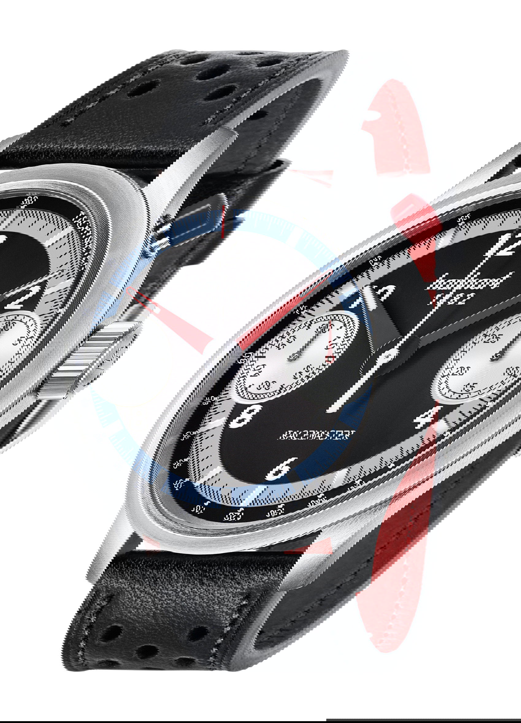 Hanhart RACEMASTER GTM luxury timepiece - detailed view