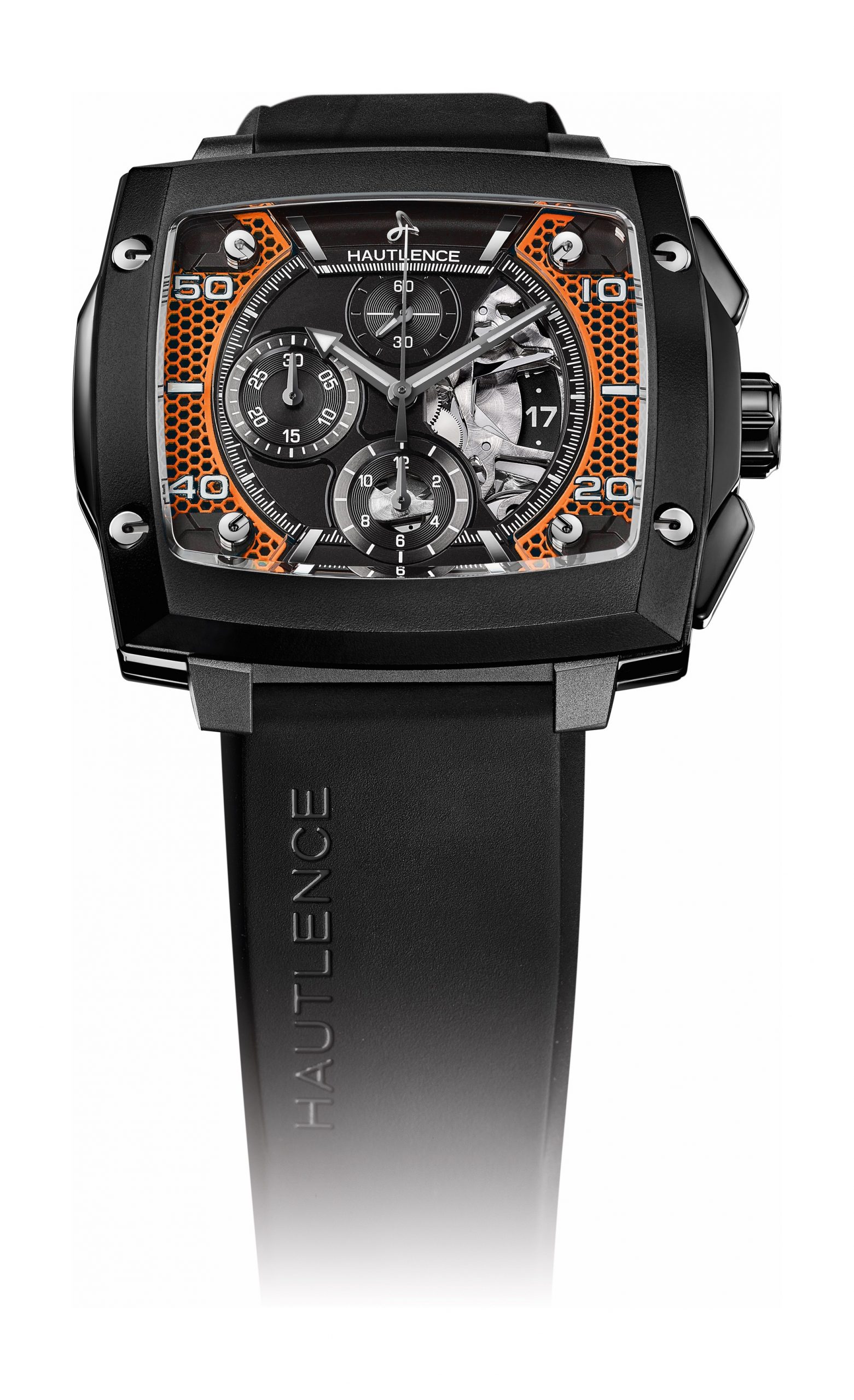 Hautlence Invictus  NEON Orange watch