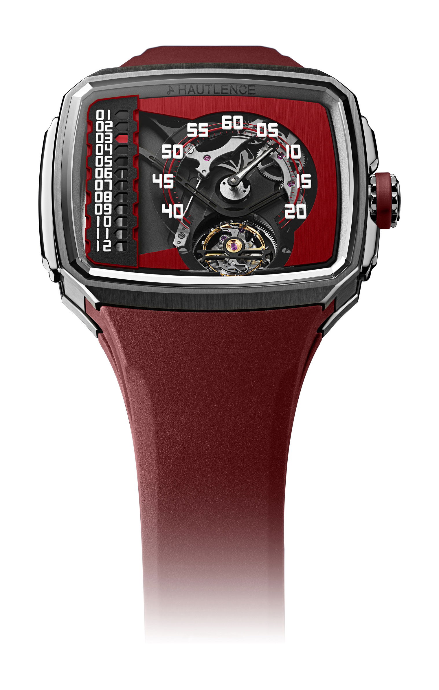 HAUTLENCE LINEAR Series 3 luxury timepiece - detailed view