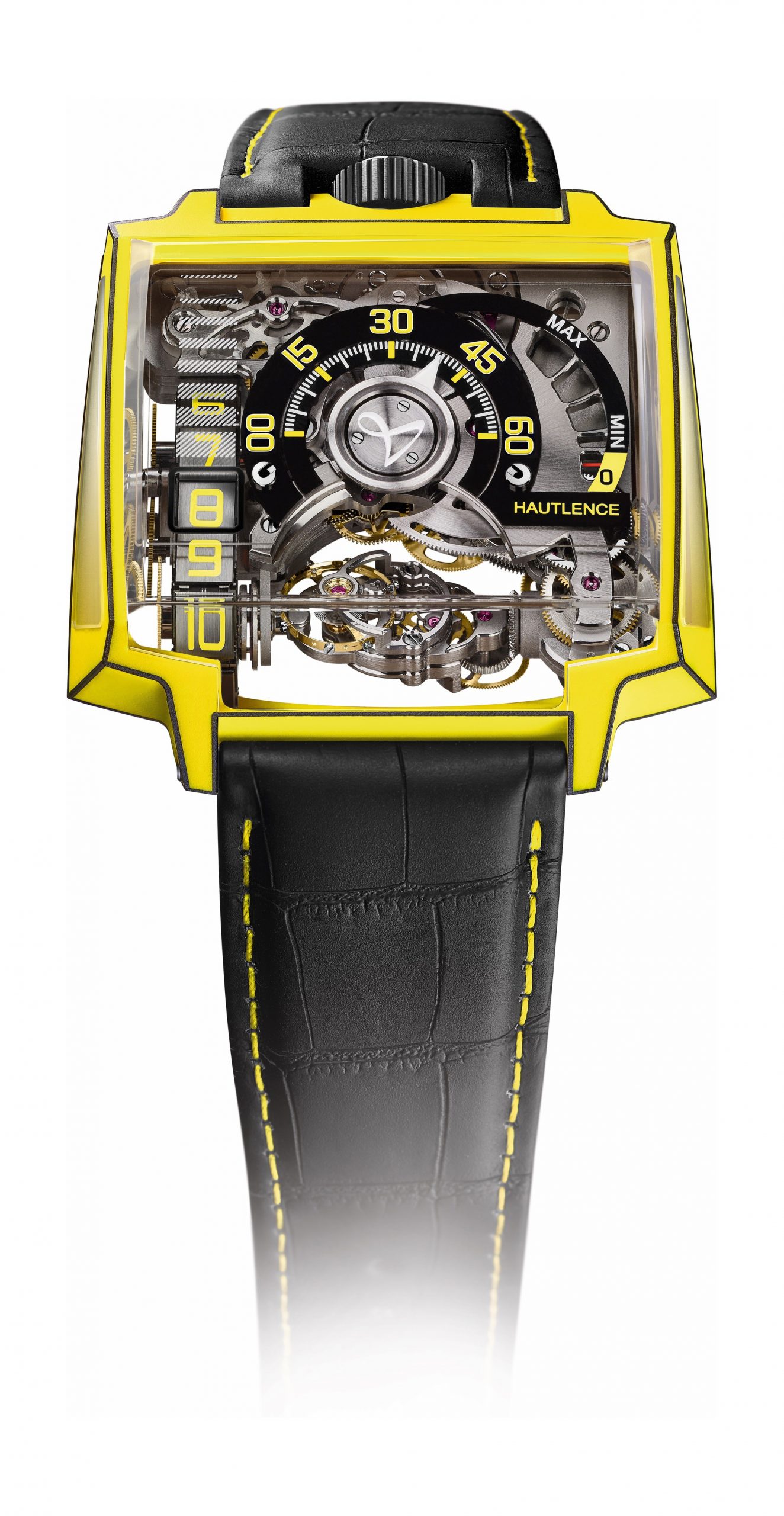 HAUTLENCE Vortex Gamma 01 luxury timepiece - detailed view
