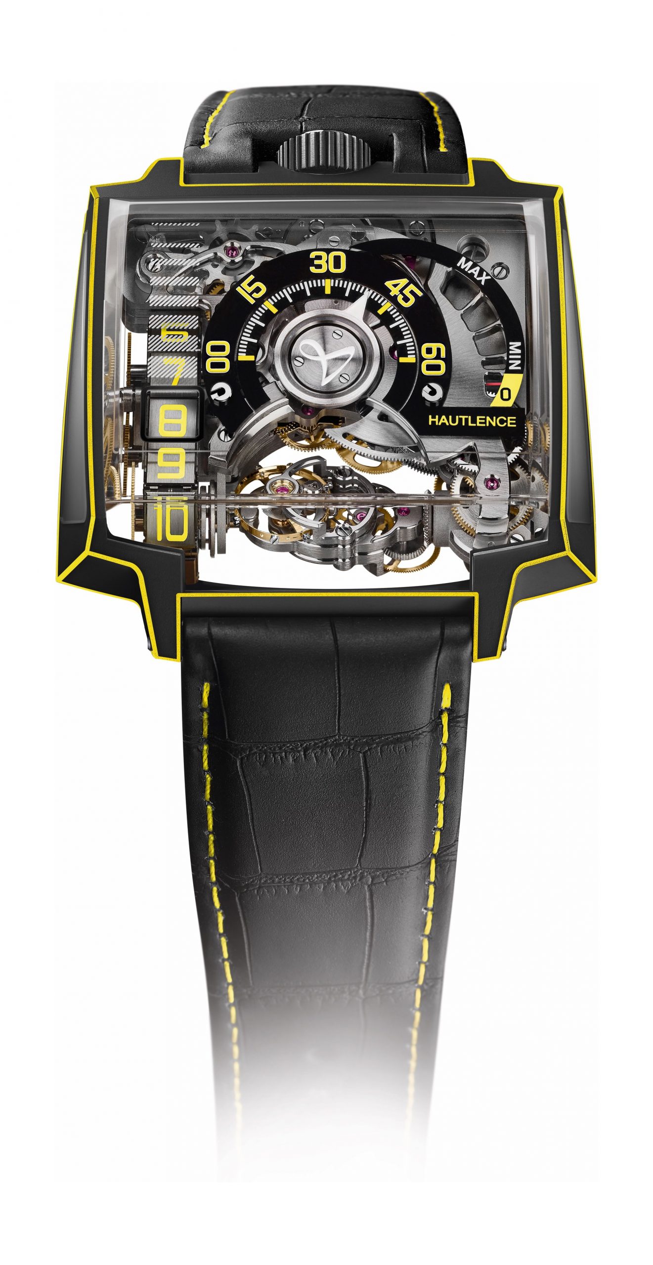 HAUTLENCE Vortex  Gamma 02 luxury timepiece - detailed view