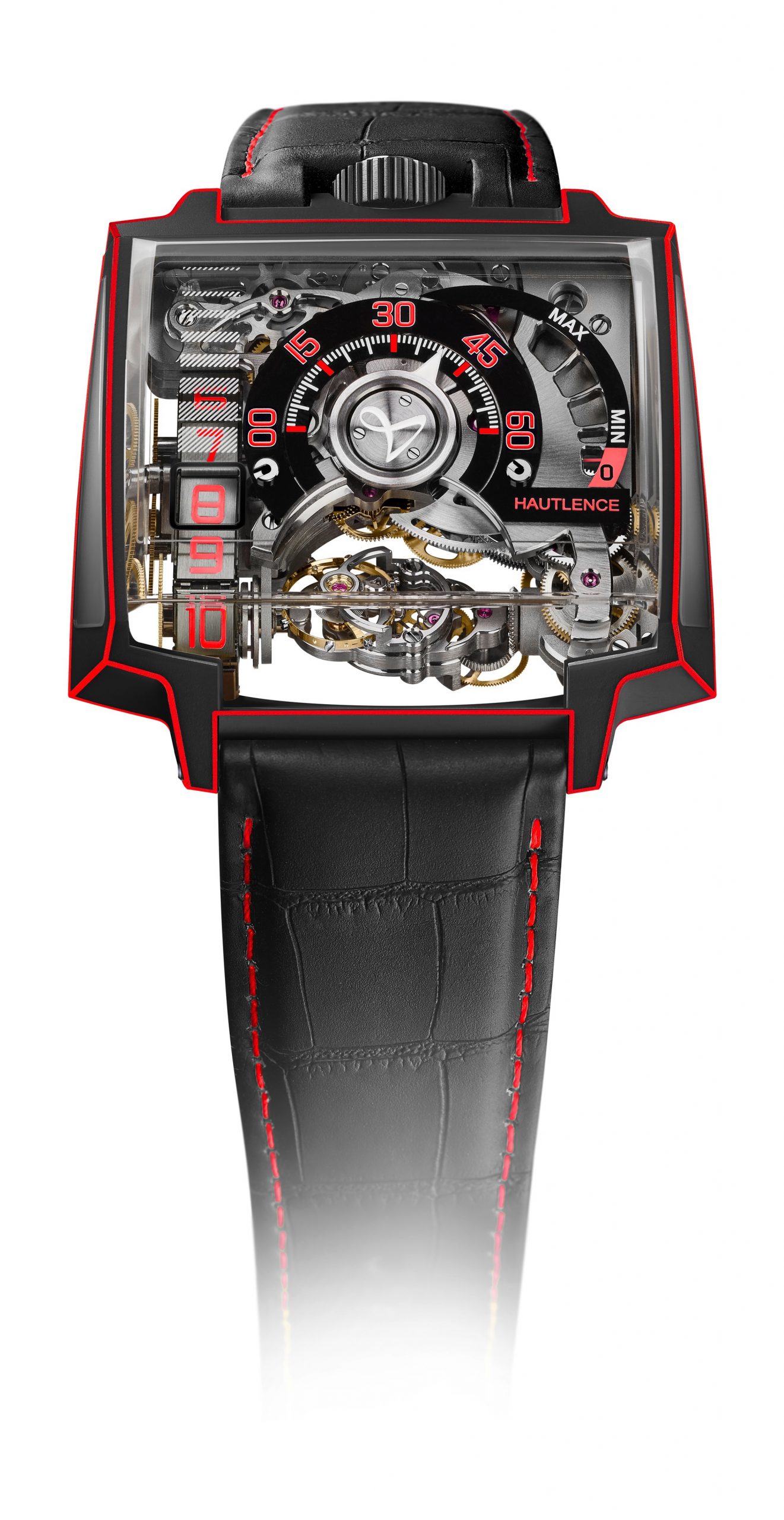 HAUTLENCE Vortex  Gamma 03 luxury timepiece - detailed view