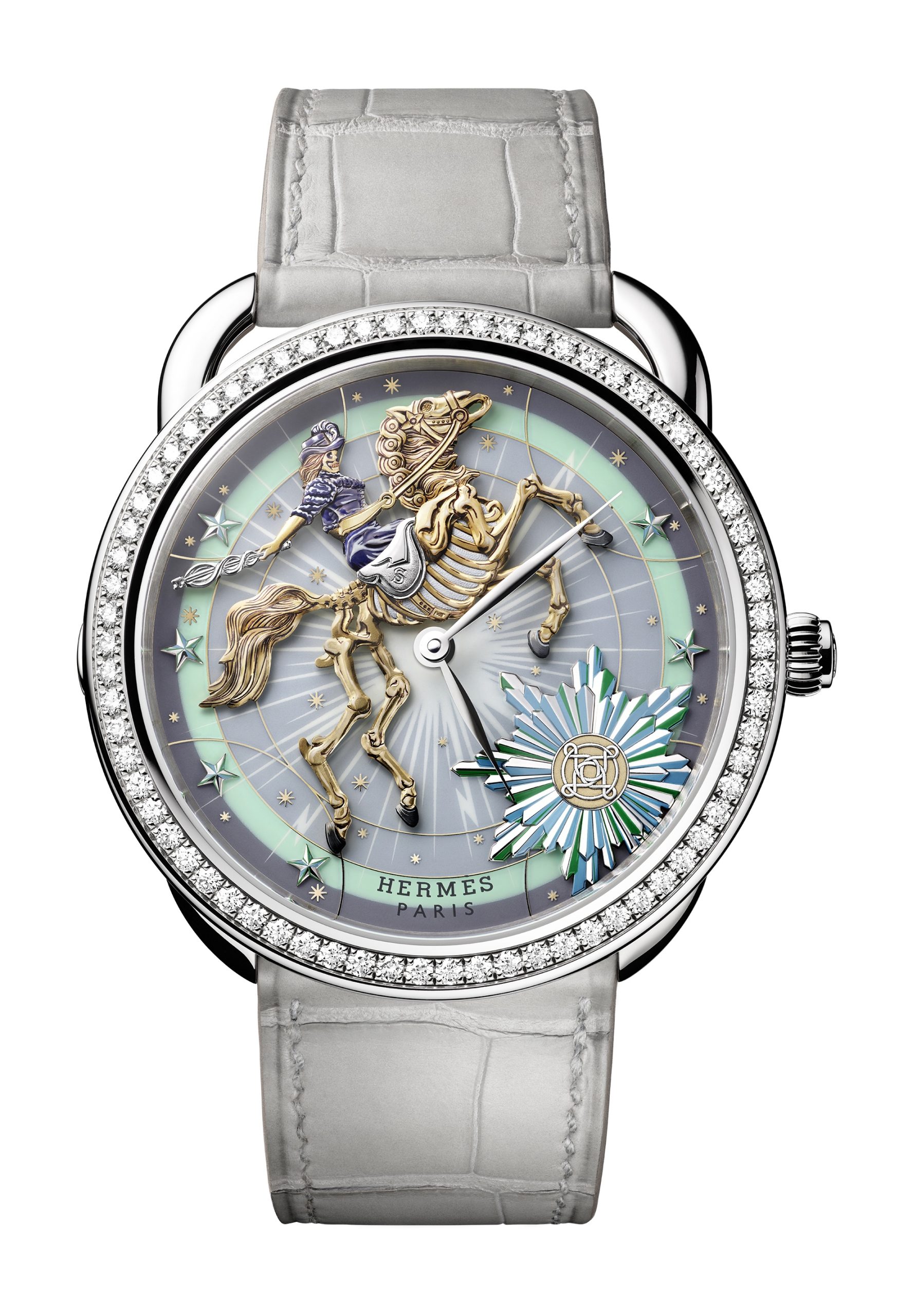 Hermes Arceau Chorus Stellarum White watch