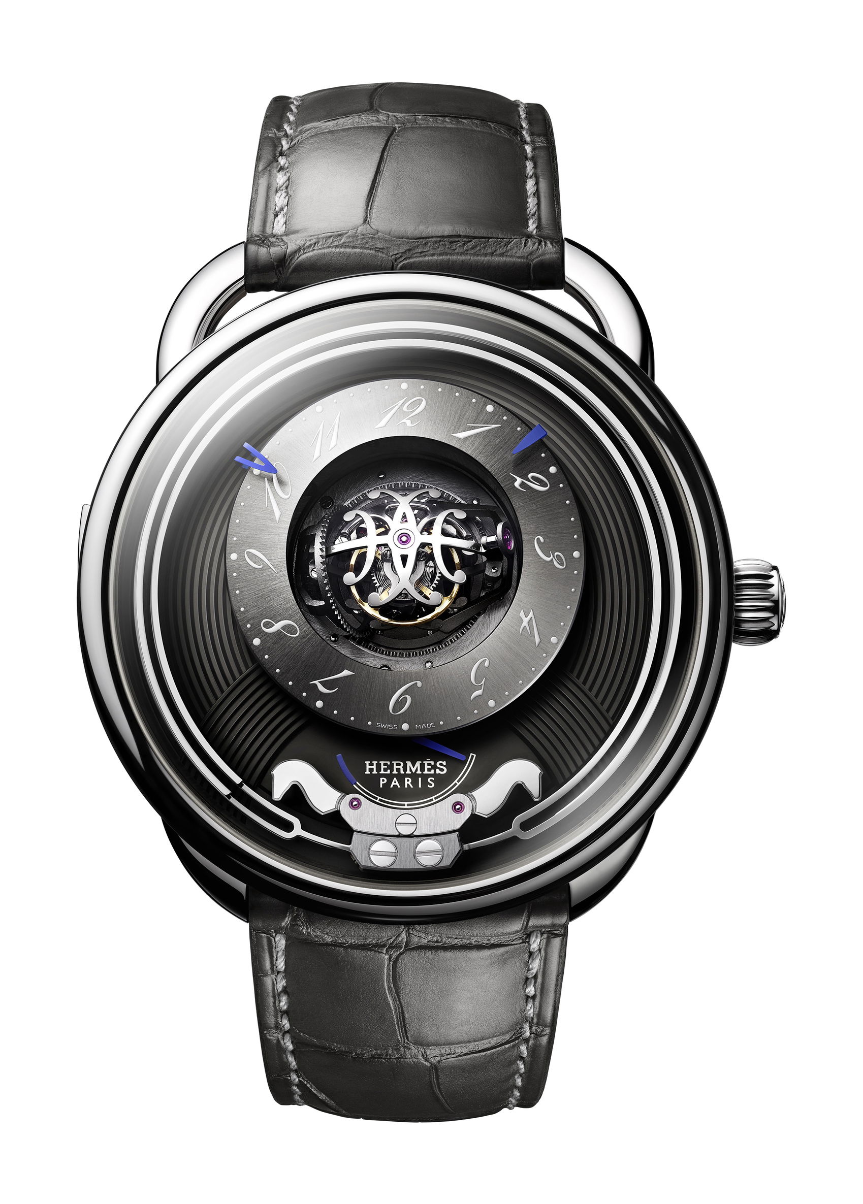 Hermes Arceau Duc Attele Titanium watch