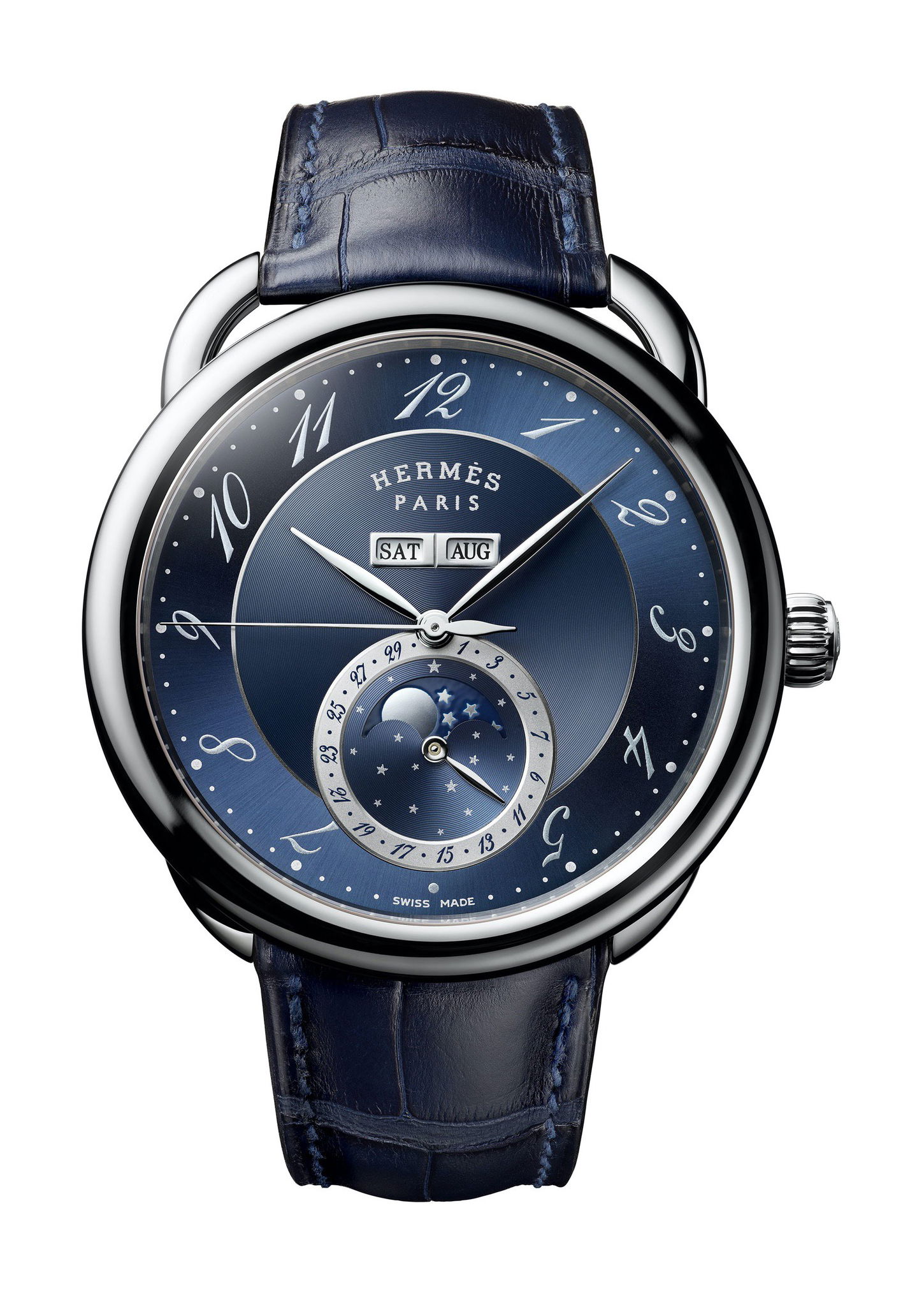 Hermes Arceau Grande Lune watch
