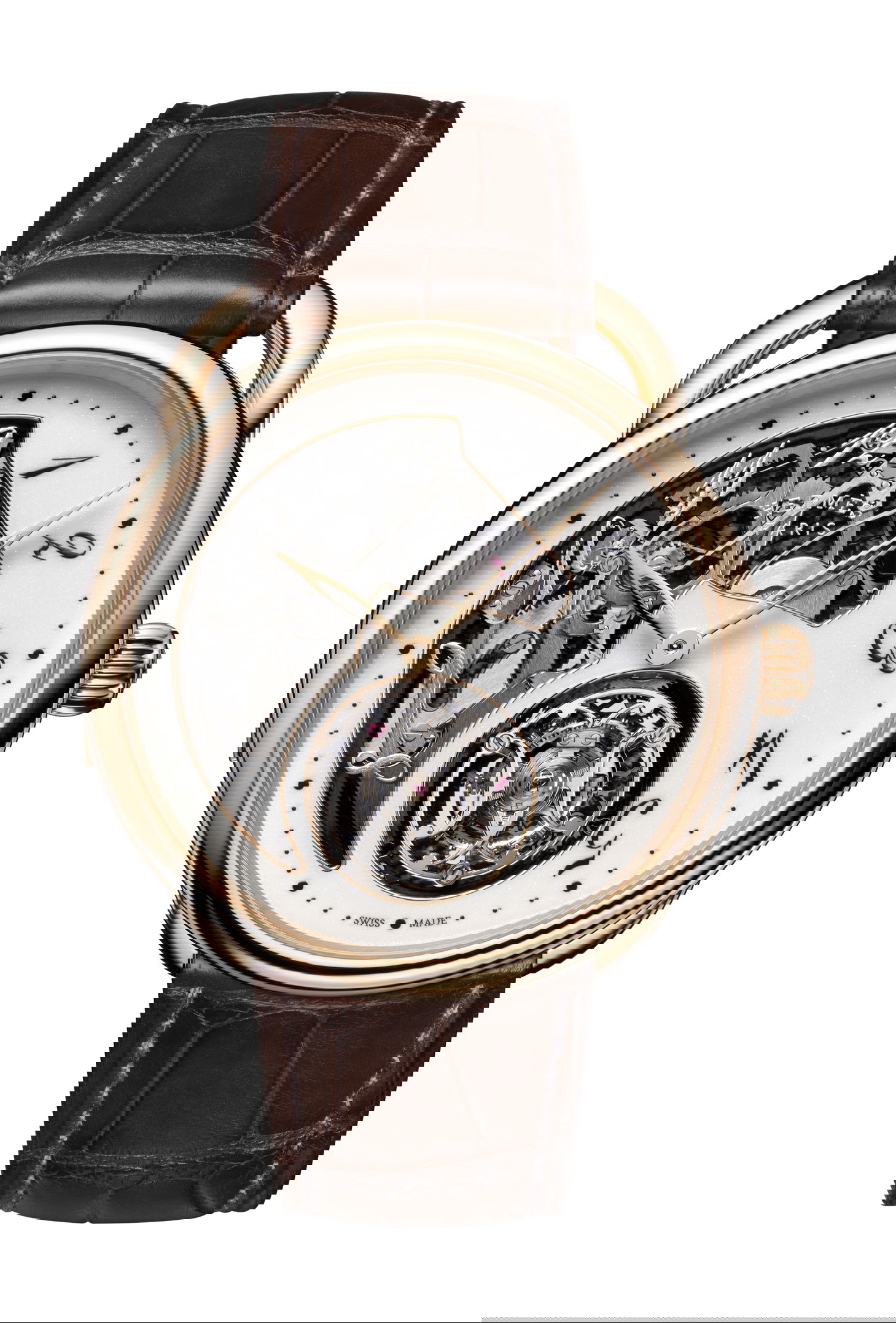 Hermès Arceau Lift Tourbillon Répétition Minutes luxury timepiece - detailed view