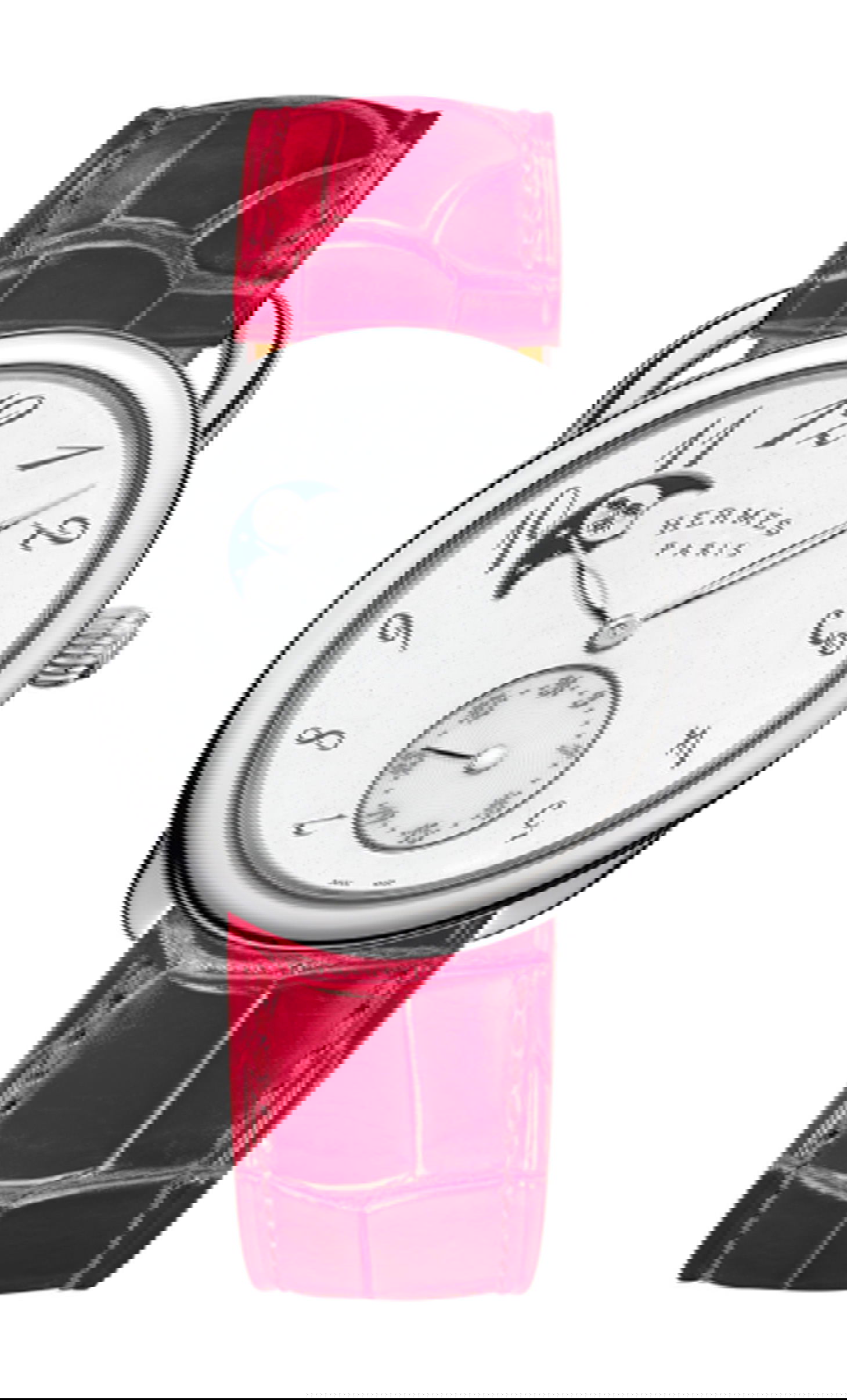 Hermès Arceau Petite Lune luxury timepiece - detailed view