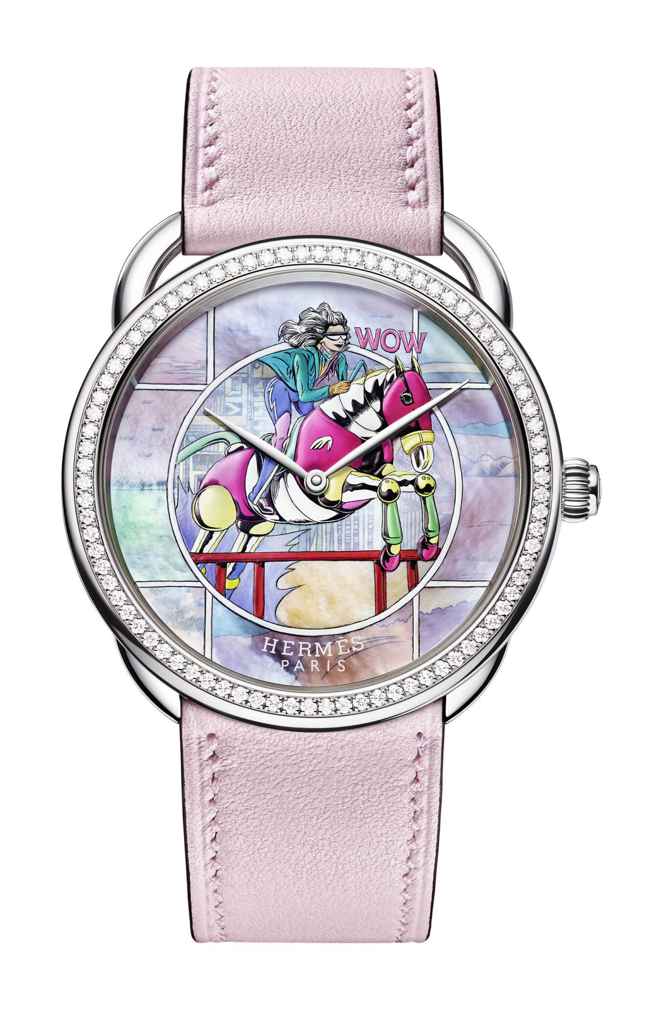 Hermès Arceau Wow luxury timepiece - detailed view
