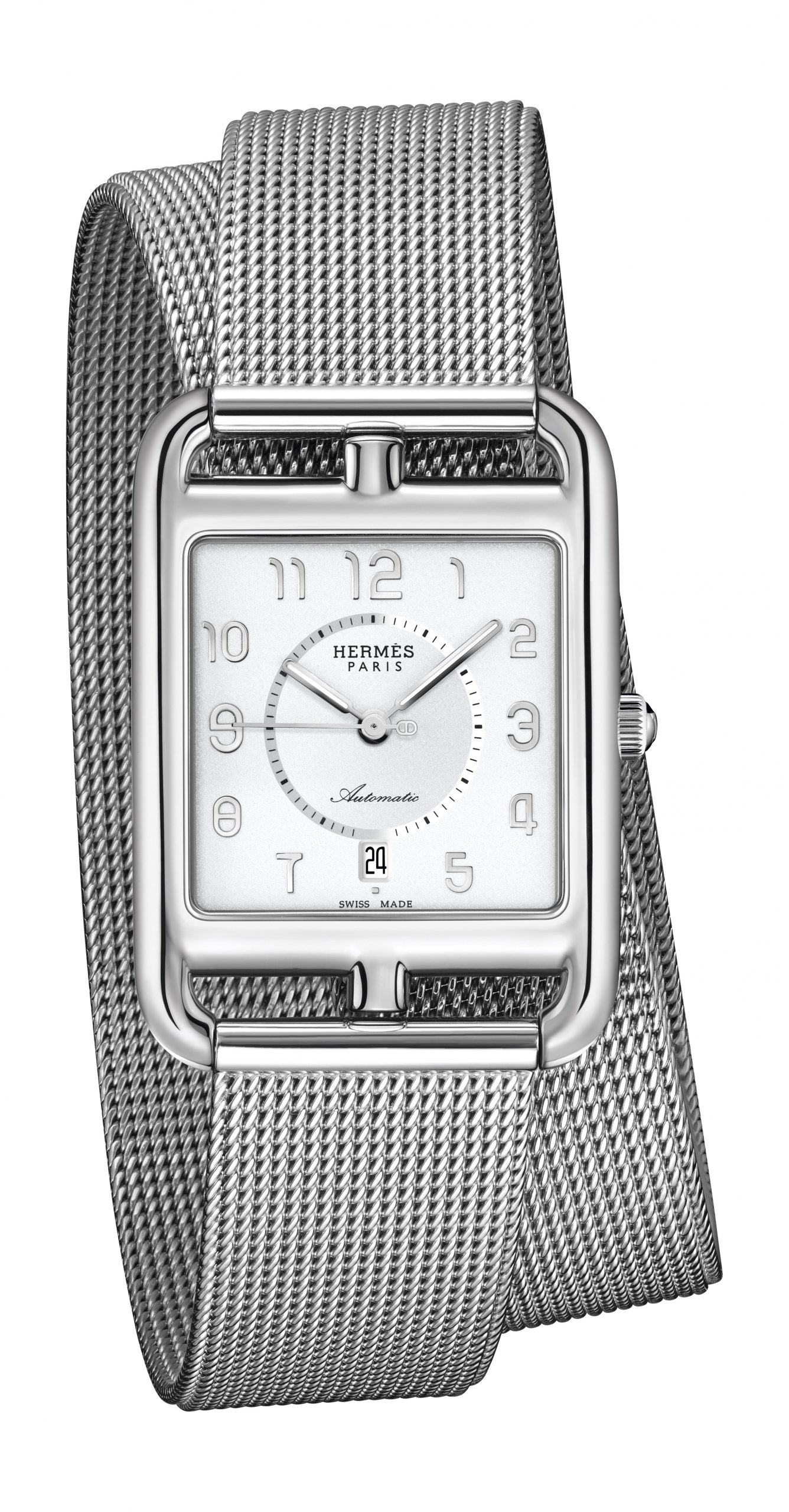Hermès Cape Cod Automatic luxury timepiece - detailed view