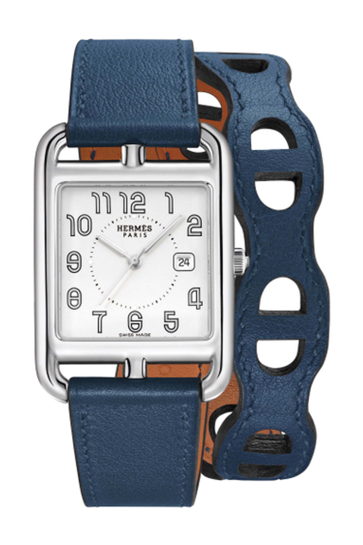 Hermès Cape Cod Chaîne d’ancre luxury timepiece - detailed view