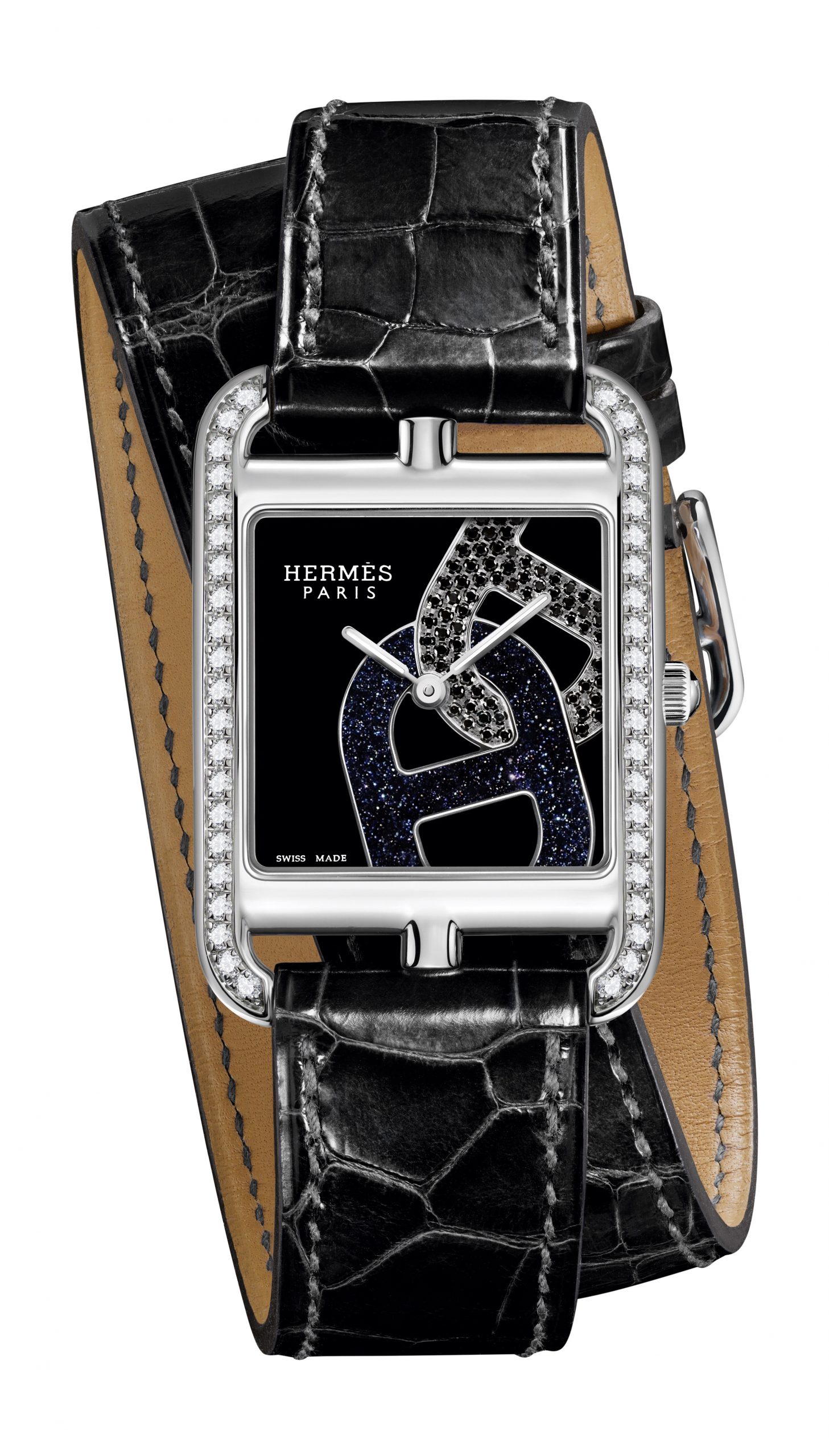 Hermès Cape Cod Chaîne d’Ancre Joaillier luxury timepiece - detailed view