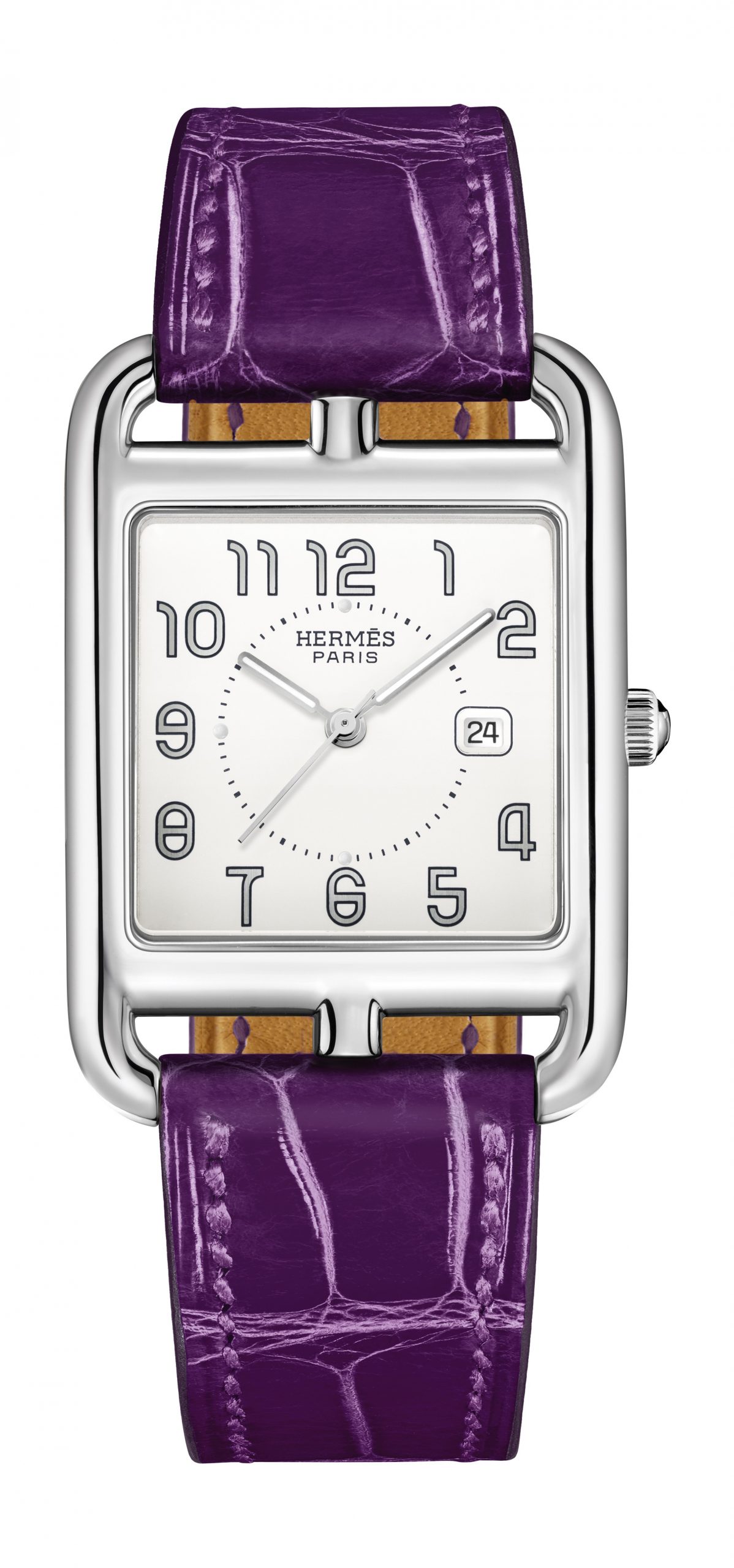 Hermès Cape Cod GM luxury timepiece - detailed view