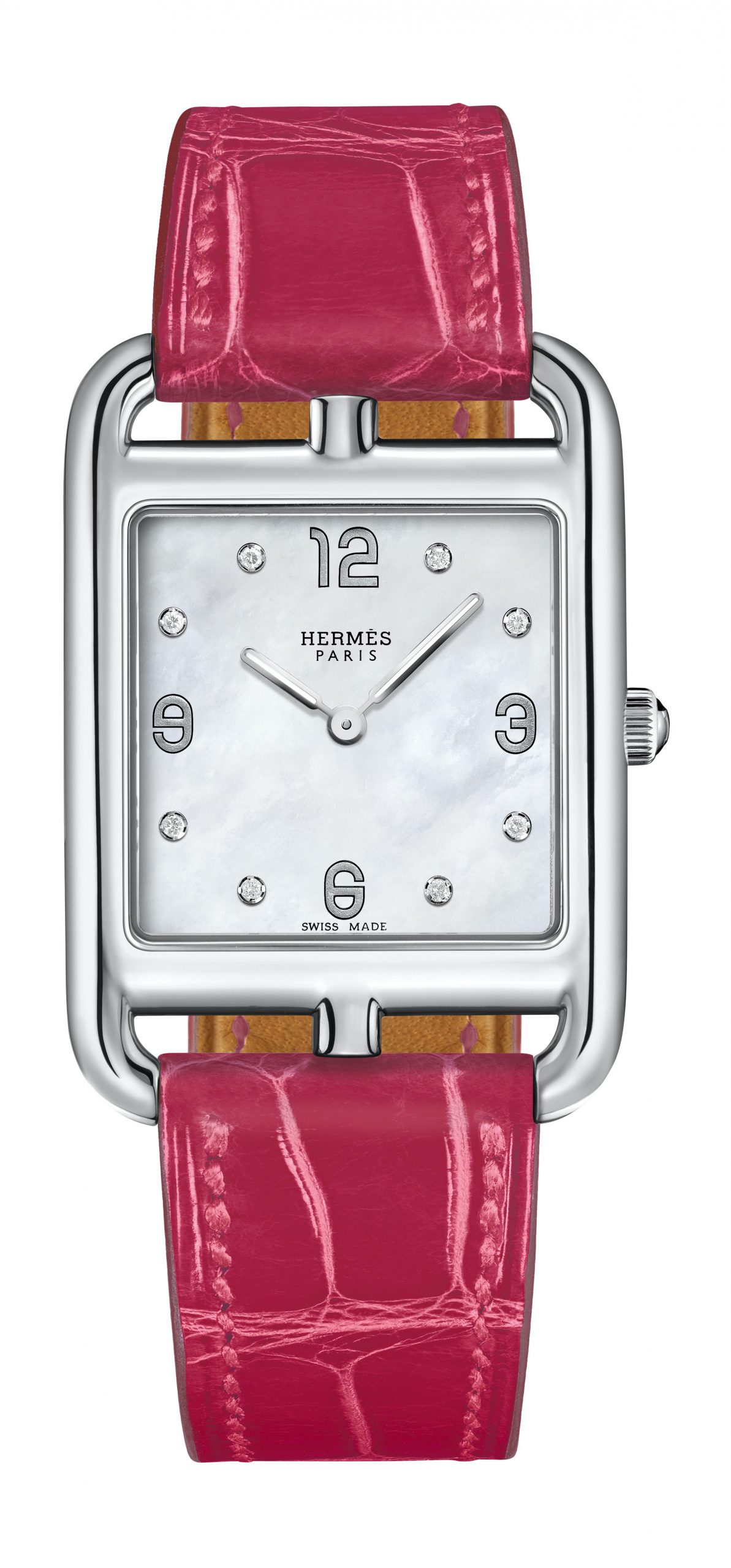 Hermès Cape Cod GM luxury timepiece - detailed view