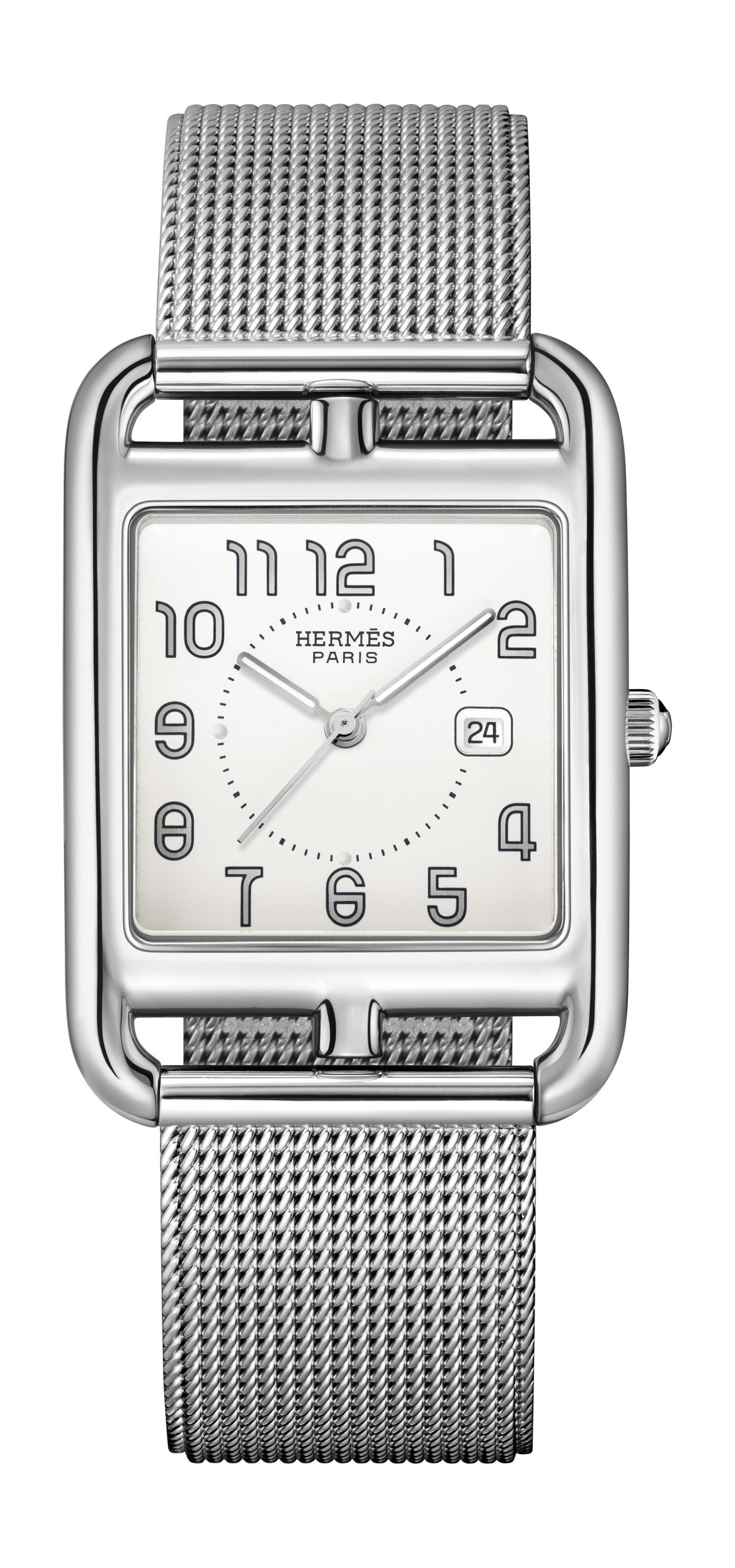 Hermès Cape Cod GM luxury timepiece - detailed view