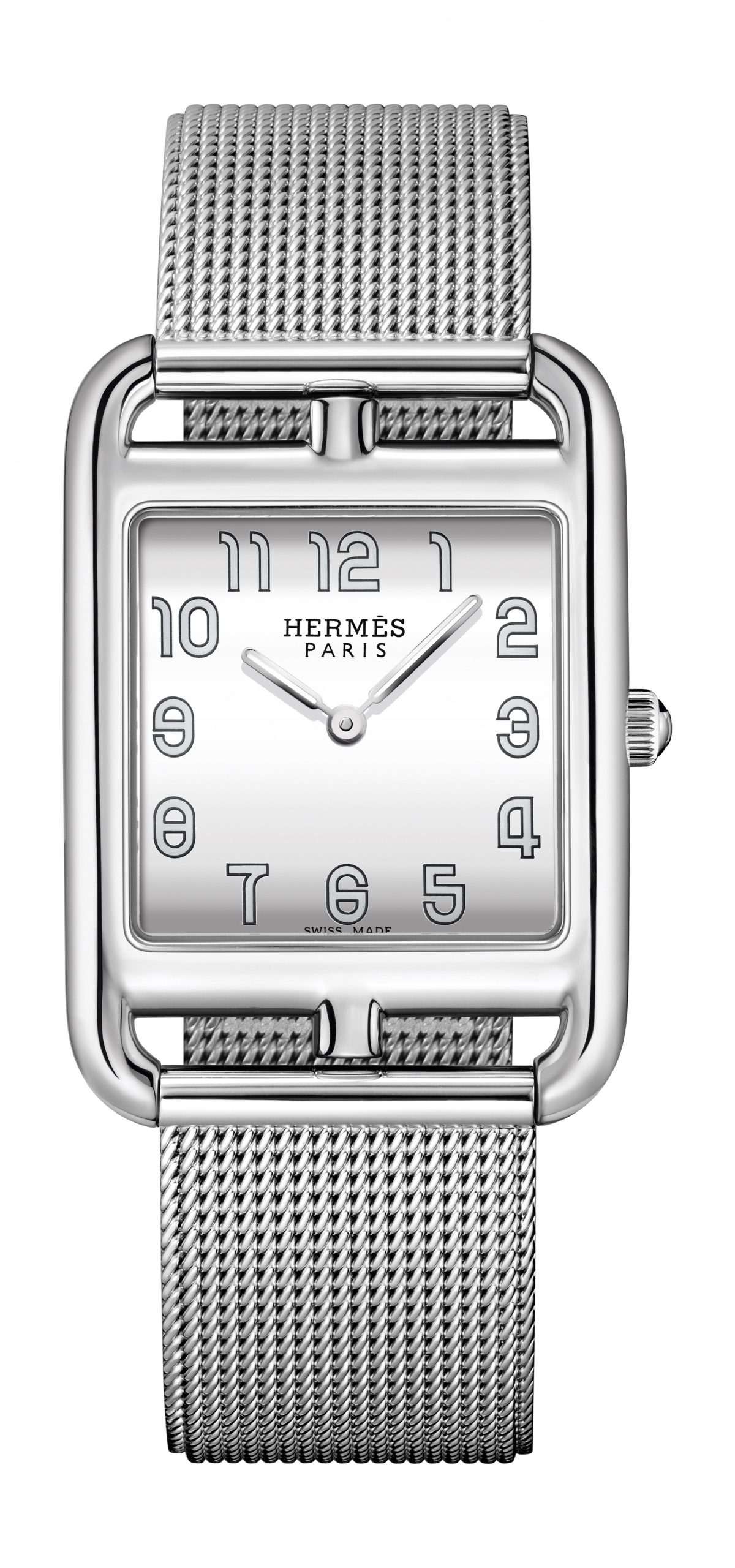 Hermès Cape Cod Milanais luxury timepiece - detailed view