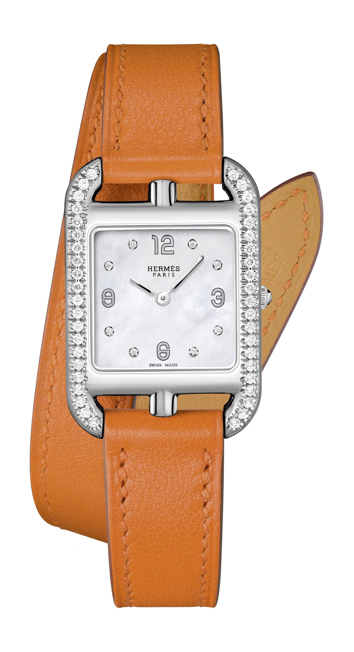 Hermès Cape Cod PM luxury timepiece - detailed view