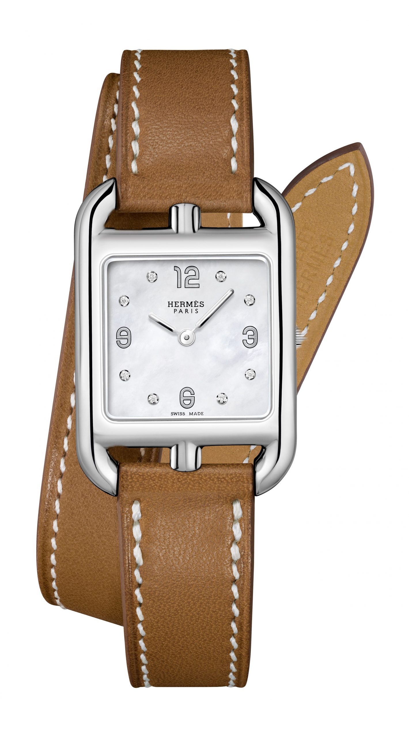 Hermès Cape Cod PM luxury timepiece - detailed view