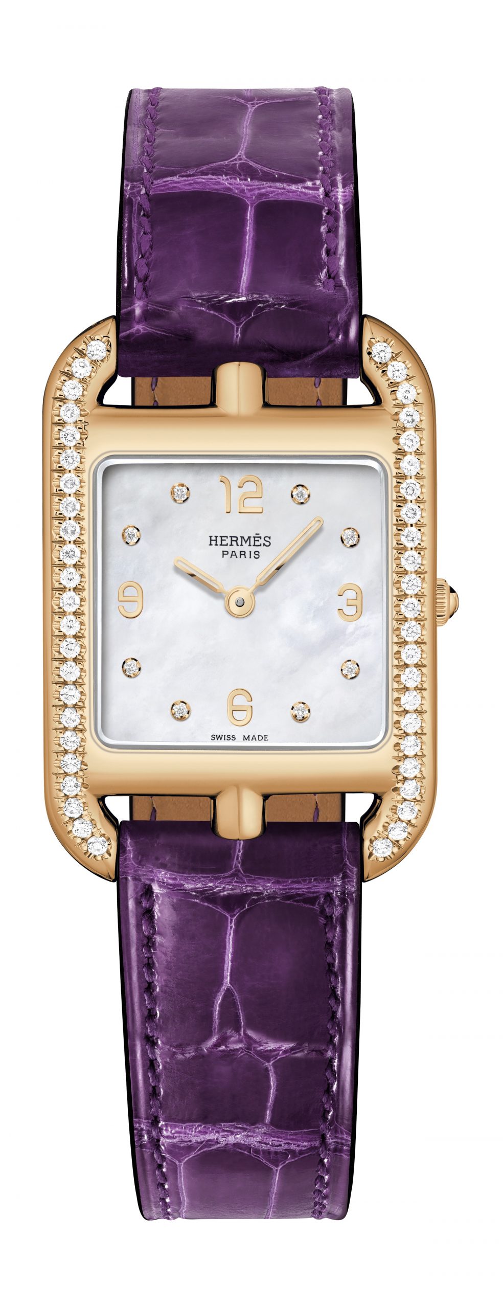 Hermès Cape Cod PM luxury timepiece - detailed view