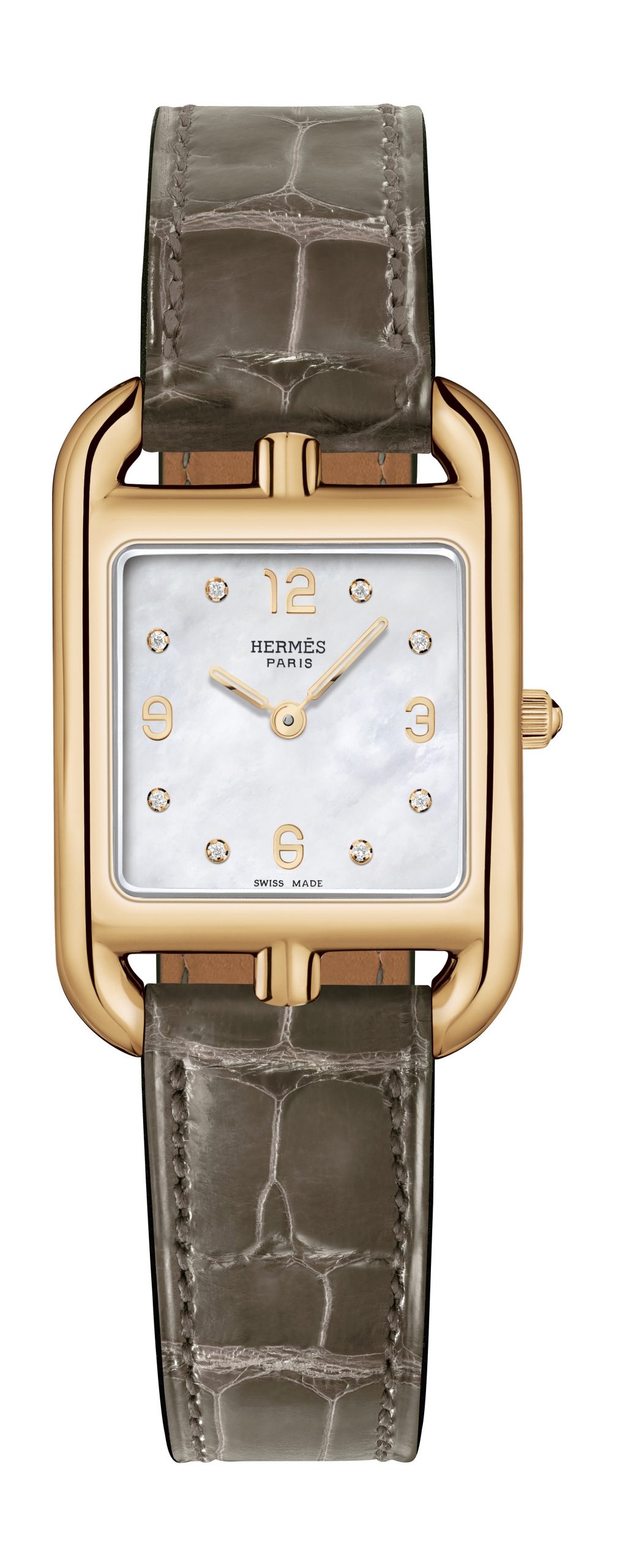 Hermès Cape Cod PM luxury timepiece - detailed view