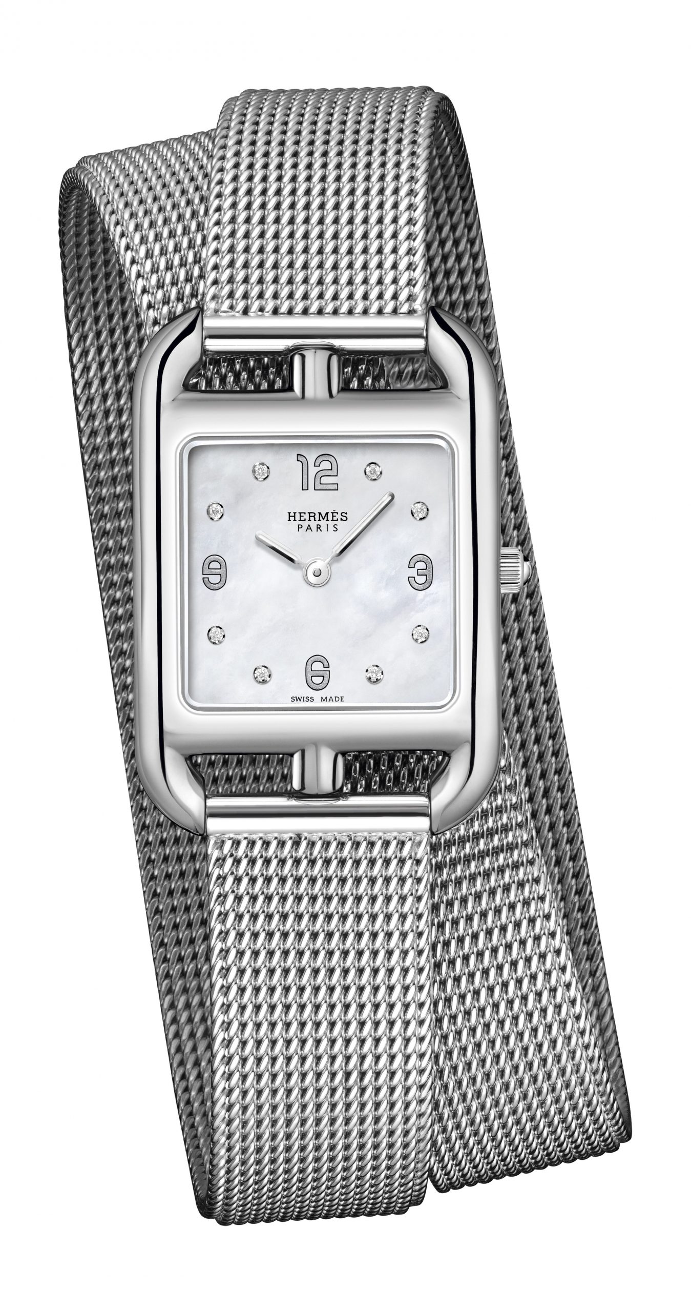 Hermès Cape Cod PM luxury timepiece - detailed view
