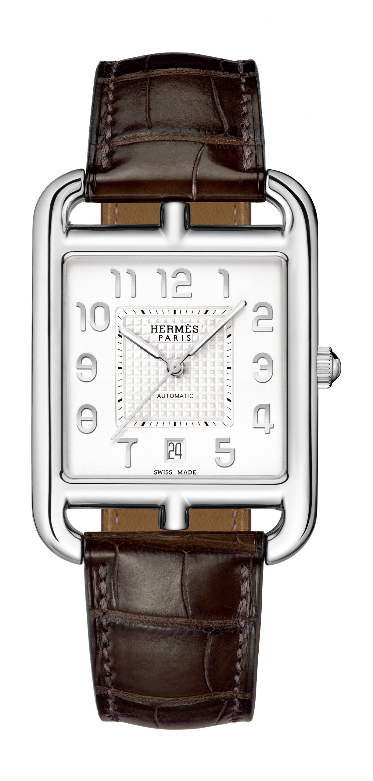 Hermès Cape Cod TGM Manufacture luxury timepiece - detailed view