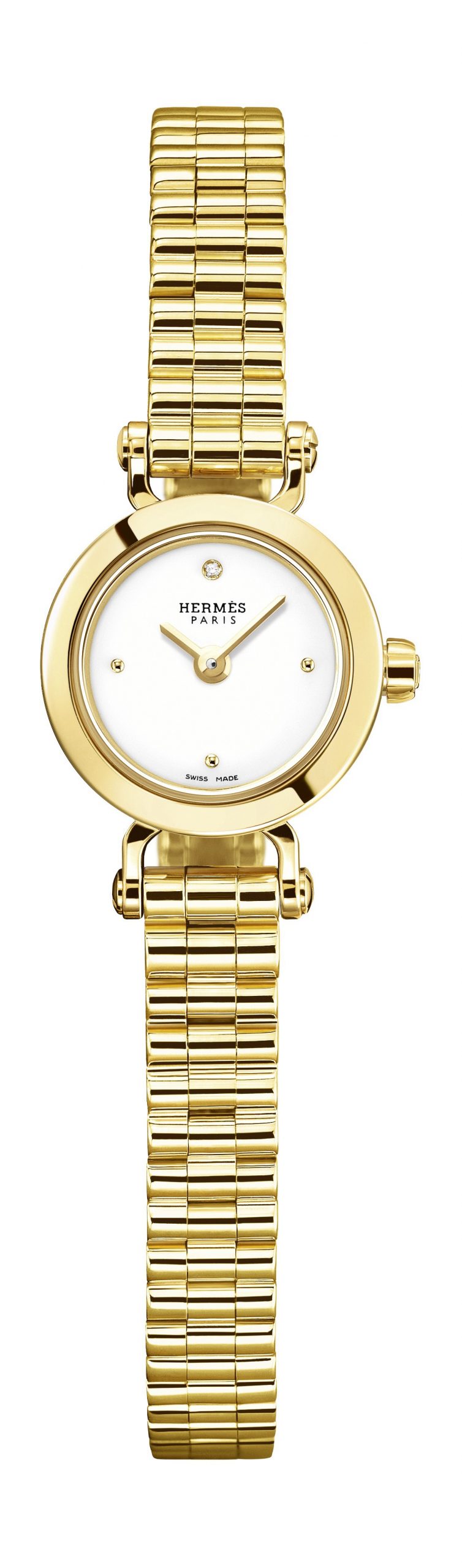 Hermès Faubourg luxury timepiece - detailed view