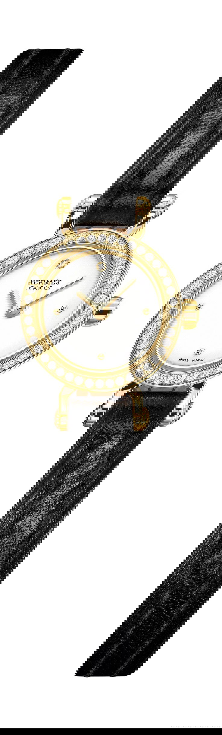 Hermès Faubourg luxury timepiece - detailed view