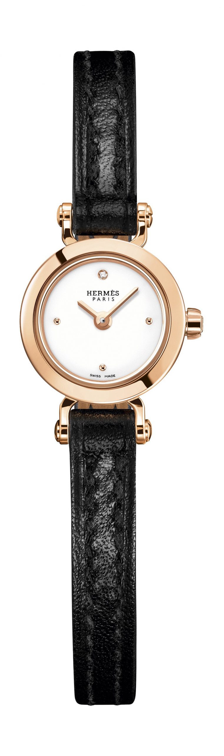 Hermès Faubourg luxury timepiece - detailed view