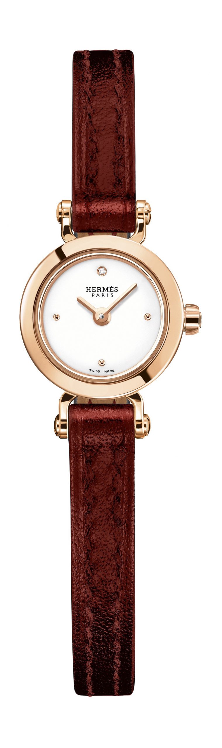 Hermès Faubourg luxury timepiece - detailed view