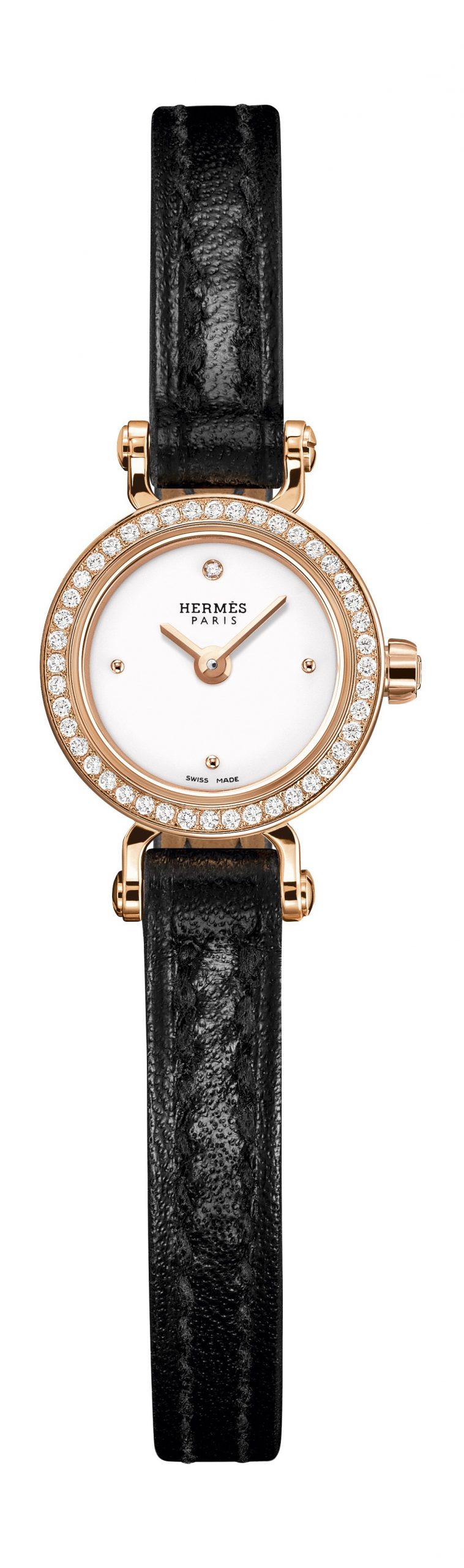 Hermès Faubourg luxury timepiece - detailed view