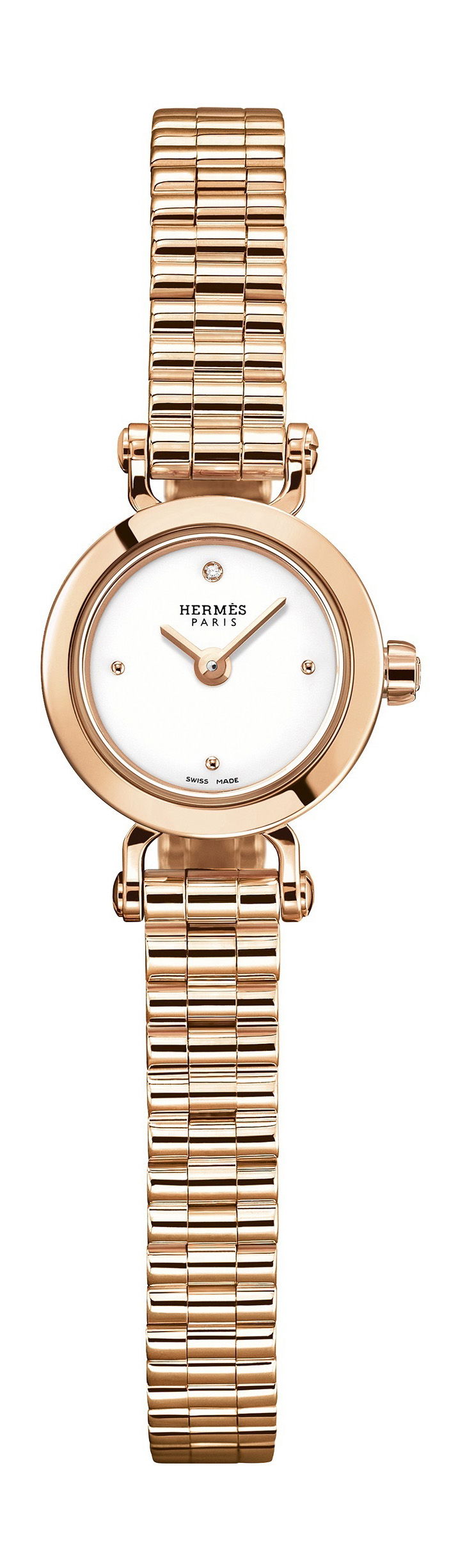 Hermès Faubourg luxury timepiece - detailed view